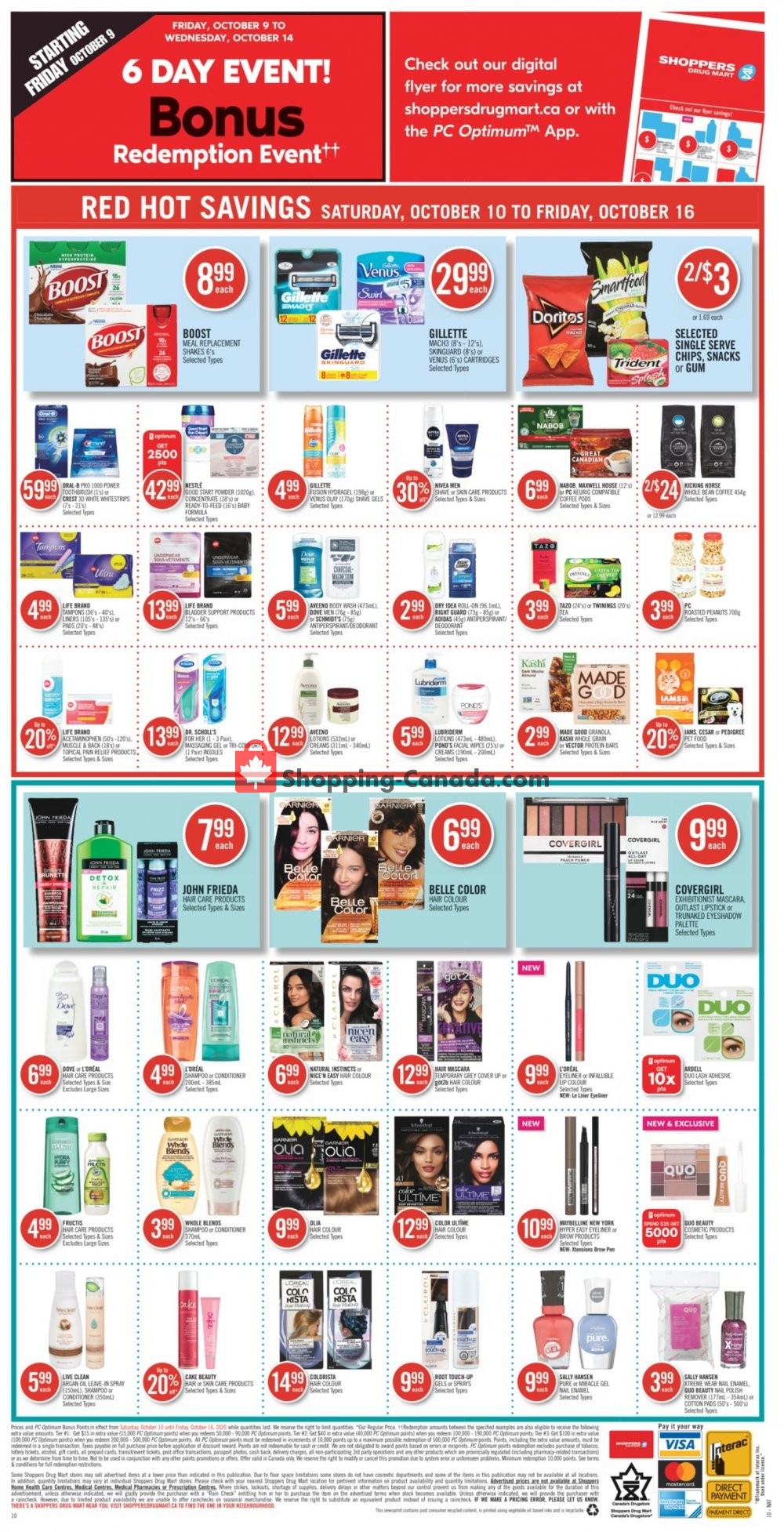 Shoppers Drug Mart flyer from Saturday October 10, 2020 to Friday October 16, 2020 - page 22