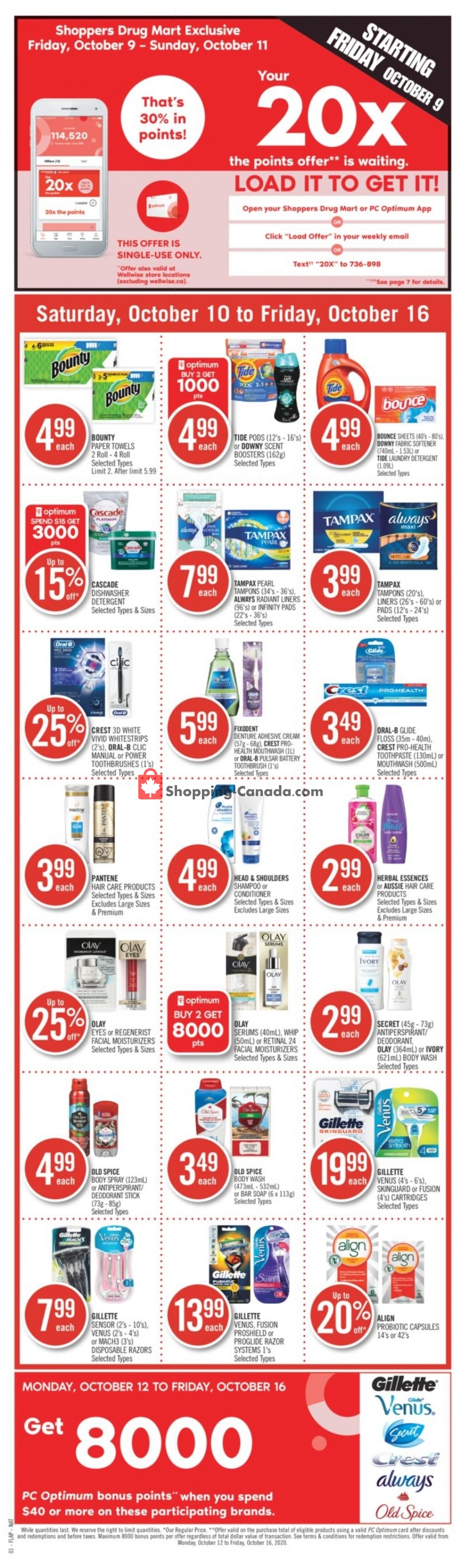 Shoppers Drug Mart flyer from Saturday October 10, 2020 to Friday October 16, 2020 - page 3