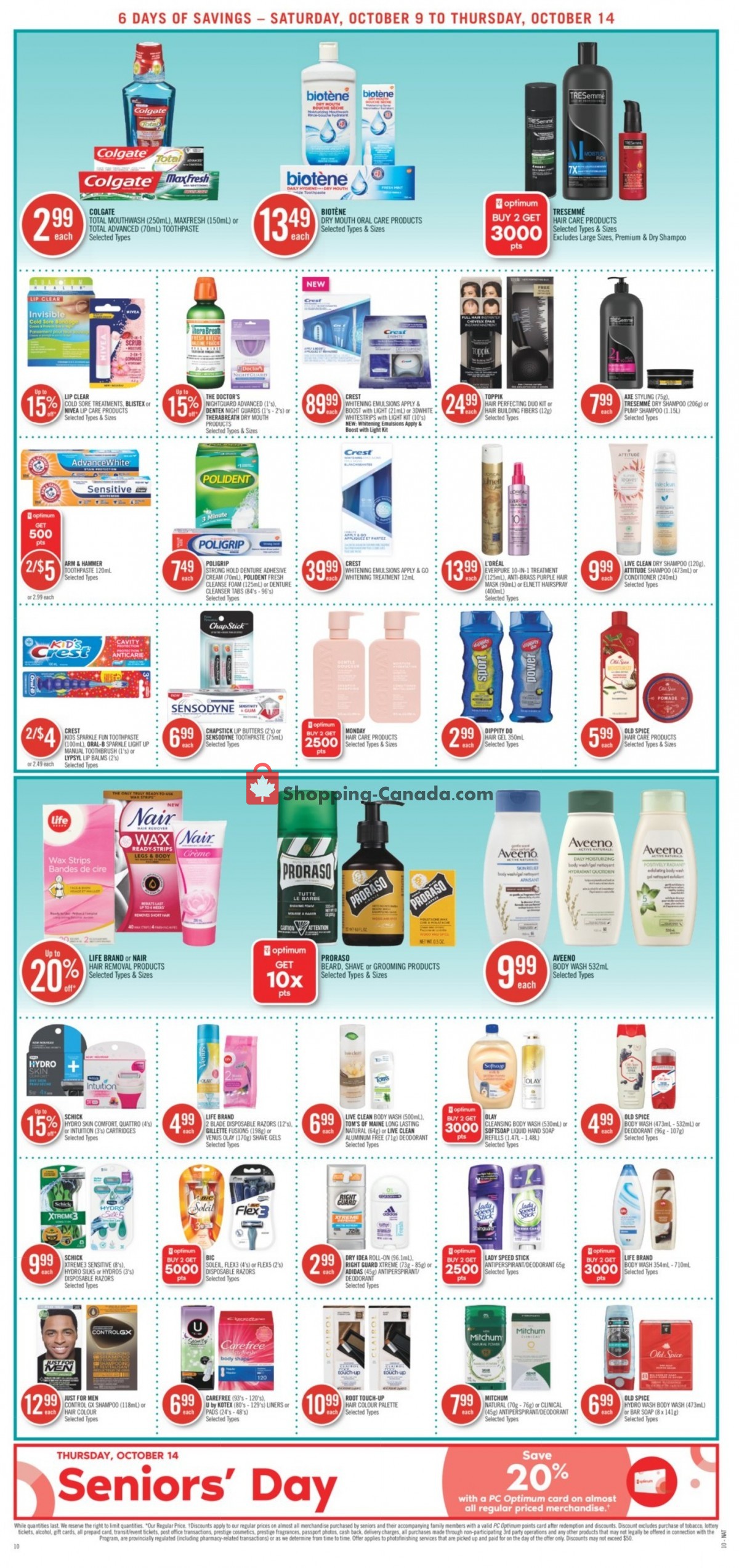 Shoppers Drug Mart flyer from Saturday October 9, 2021 to Thursday October 14, 2021 - page 19