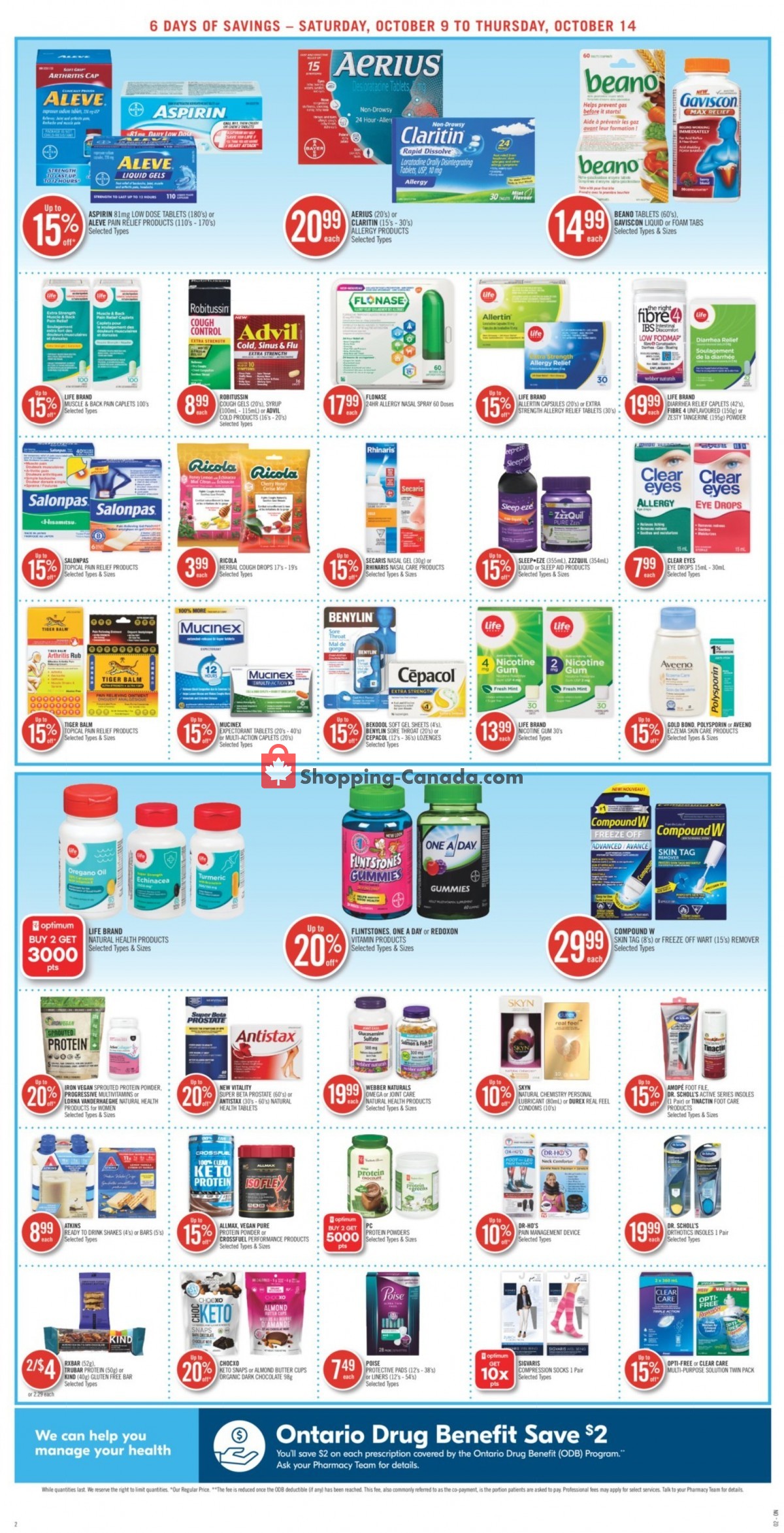 Shoppers Drug Mart flyer from Saturday October 9, 2021 to Thursday October 14, 2021 - page 7