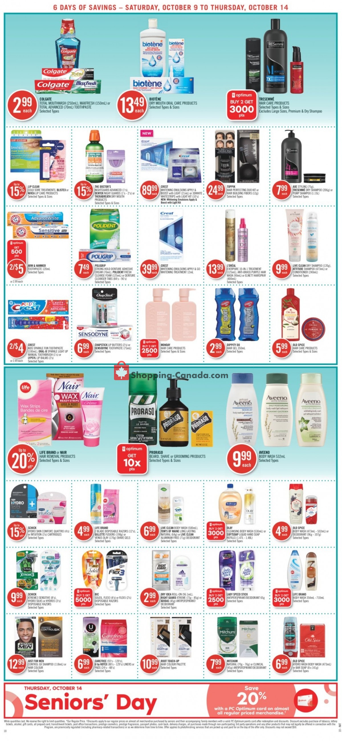 Shoppers Drug Mart flyer from Saturday October 9, 2021 to Thursday October 14, 2021 - page 19
