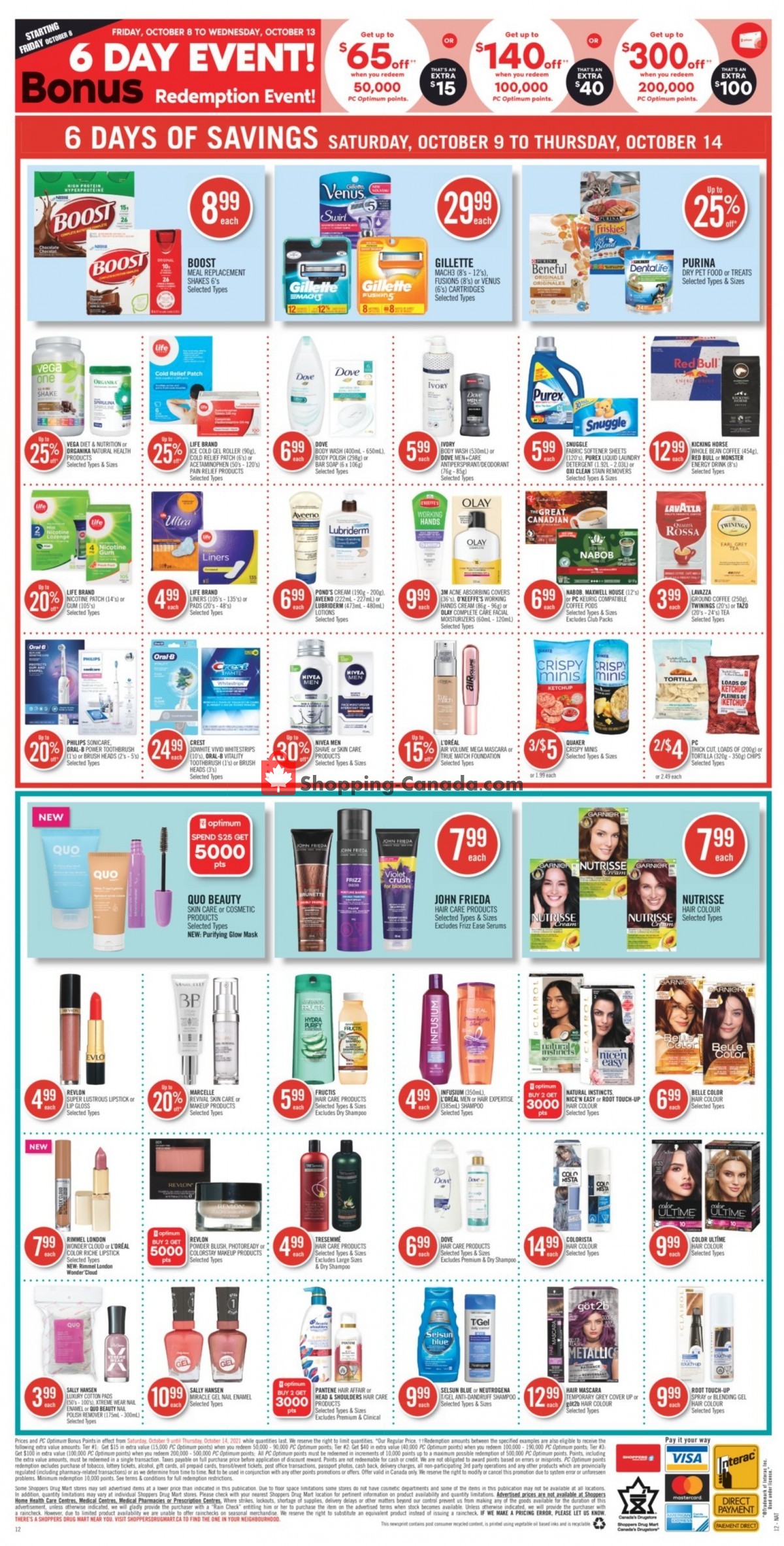 Shoppers Drug Mart flyer from Saturday October 9, 2021 to Thursday October 14, 2021 - page 21