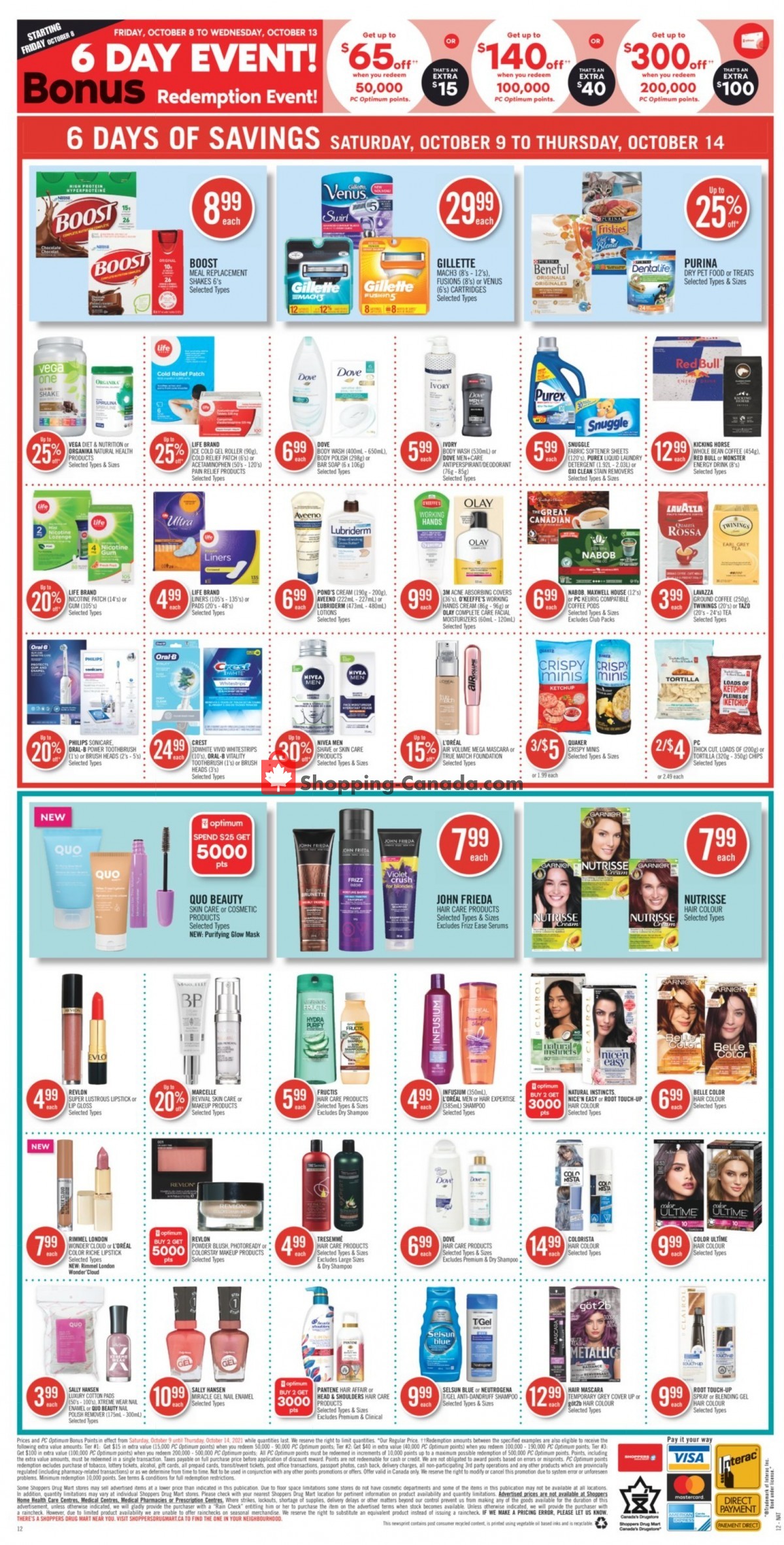 Shoppers Drug Mart flyer from Saturday October 9, 2021 to Thursday October 14, 2021 - page 21