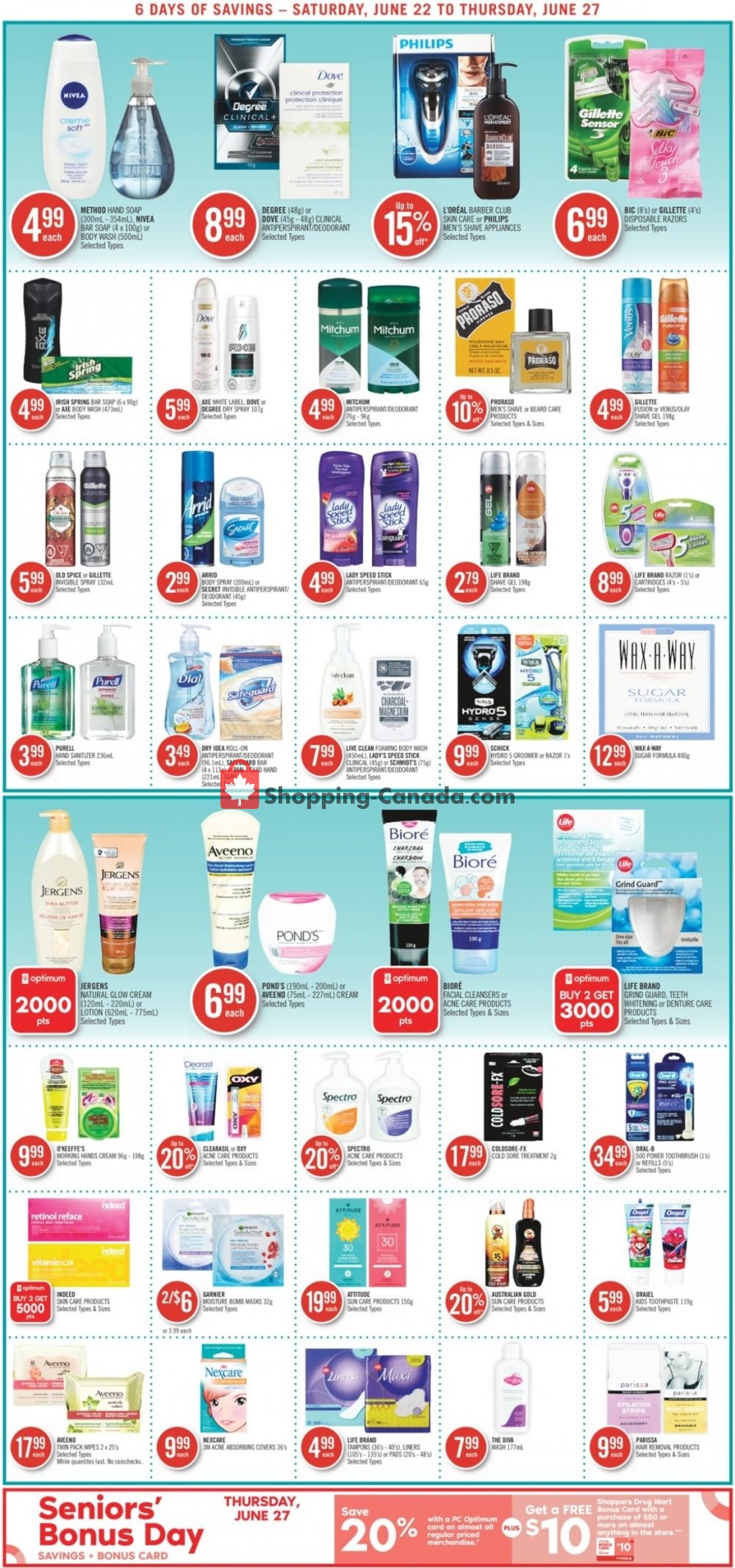 Shoppers Drug Mart flyer from Saturday June 22, 2019 to Thursday June 27, 2019 - page 10