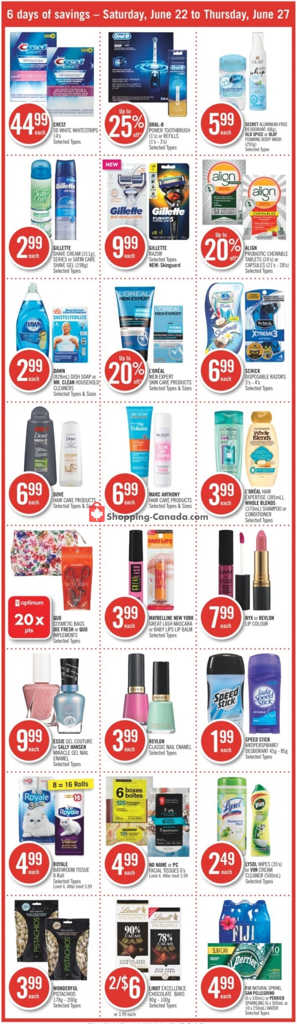 Shoppers Drug Mart flyer from Saturday June 22, 2019 to Thursday June 27, 2019 - page 4