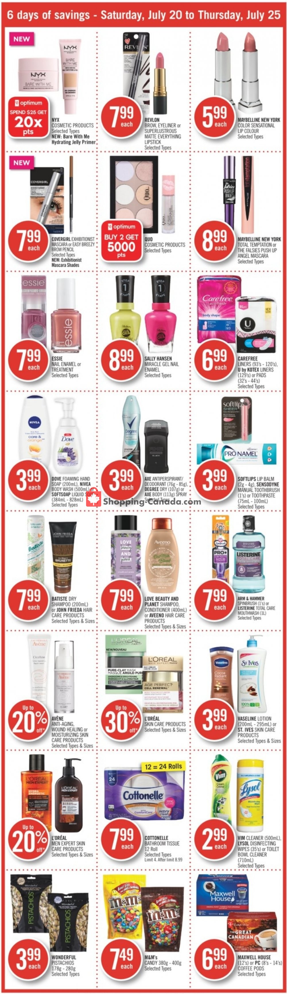Shoppers Drug Mart flyer from Saturday July 20, 2019 to Thursday July 25, 2019 - page 2