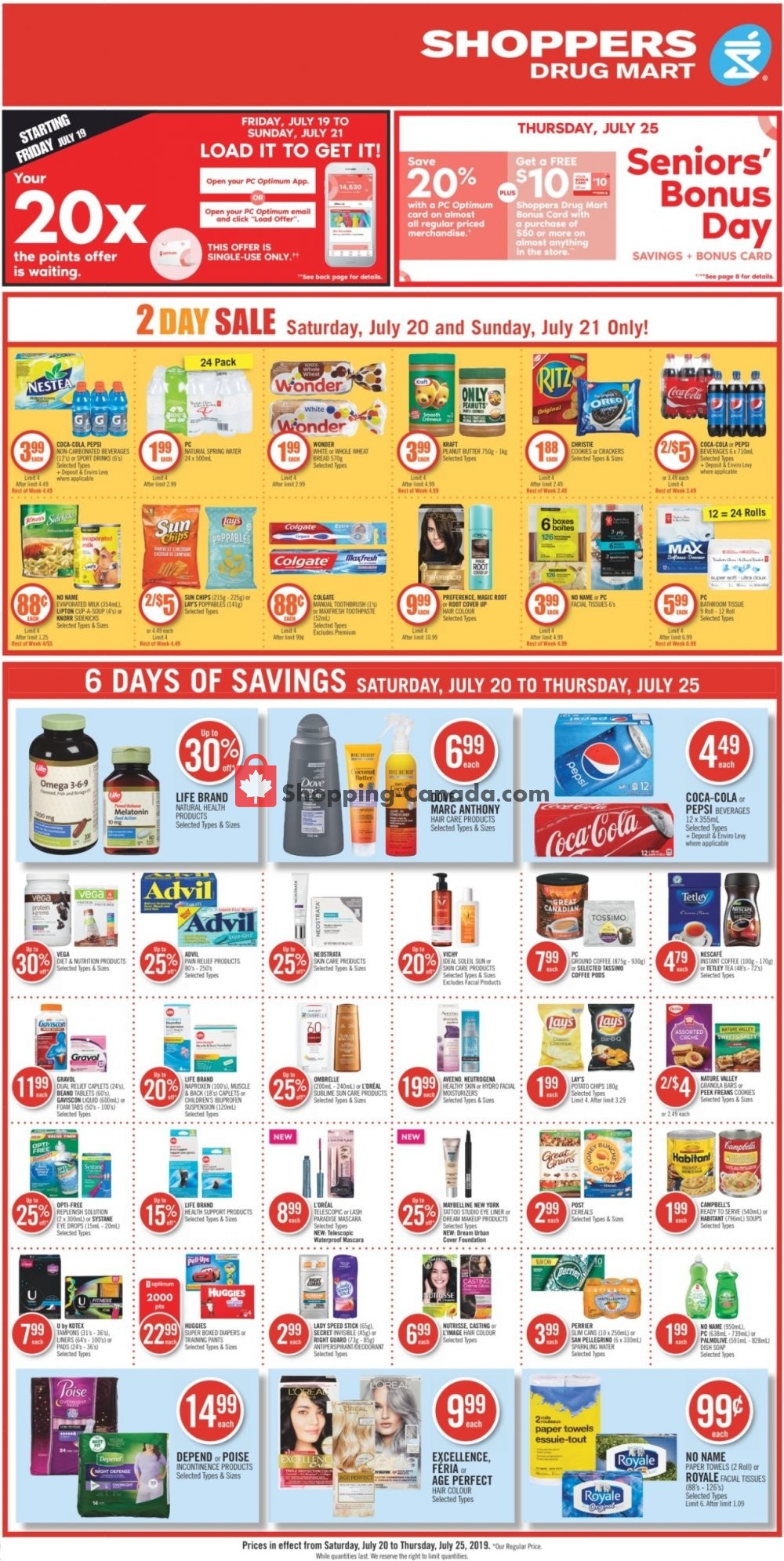 Shoppers Drug Mart flyer from Saturday July 20, 2019 to Thursday July 25, 2019 - page 3