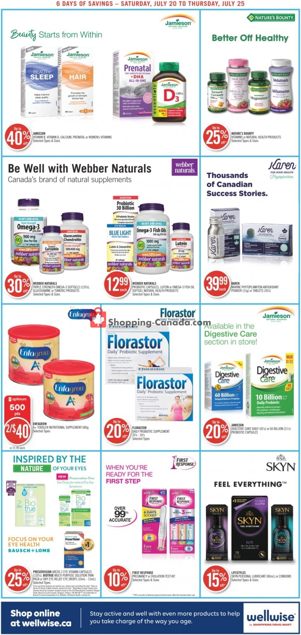 Shoppers Drug Mart flyer from Saturday July 20, 2019 to Thursday July 25, 2019 - page 6