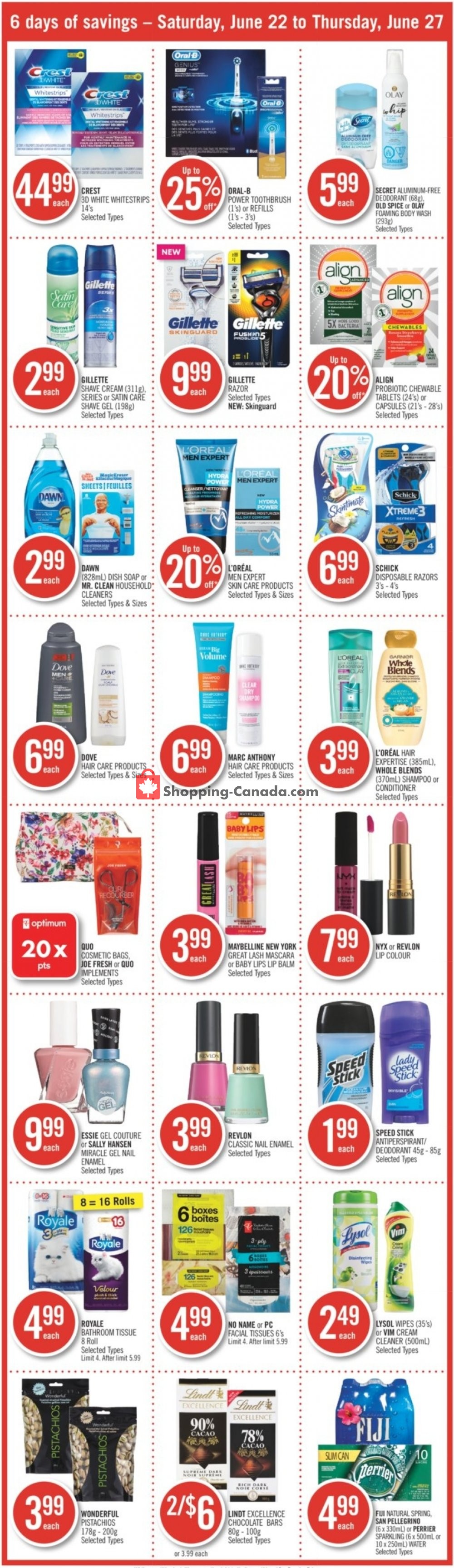Shoppers Drug Mart flyer from Saturday June 22, 2019 to Thursday June 27, 2019 - page 4