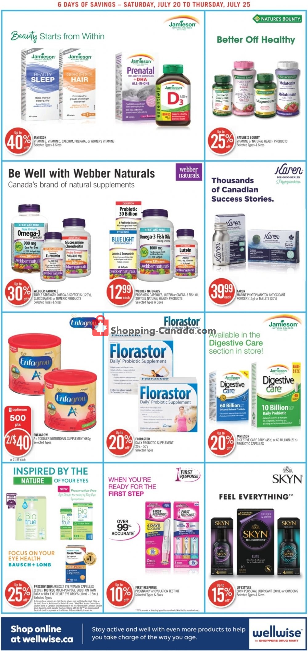 Shoppers Drug Mart flyer from Saturday July 20, 2019 to Thursday July 25, 2019 - page 6
