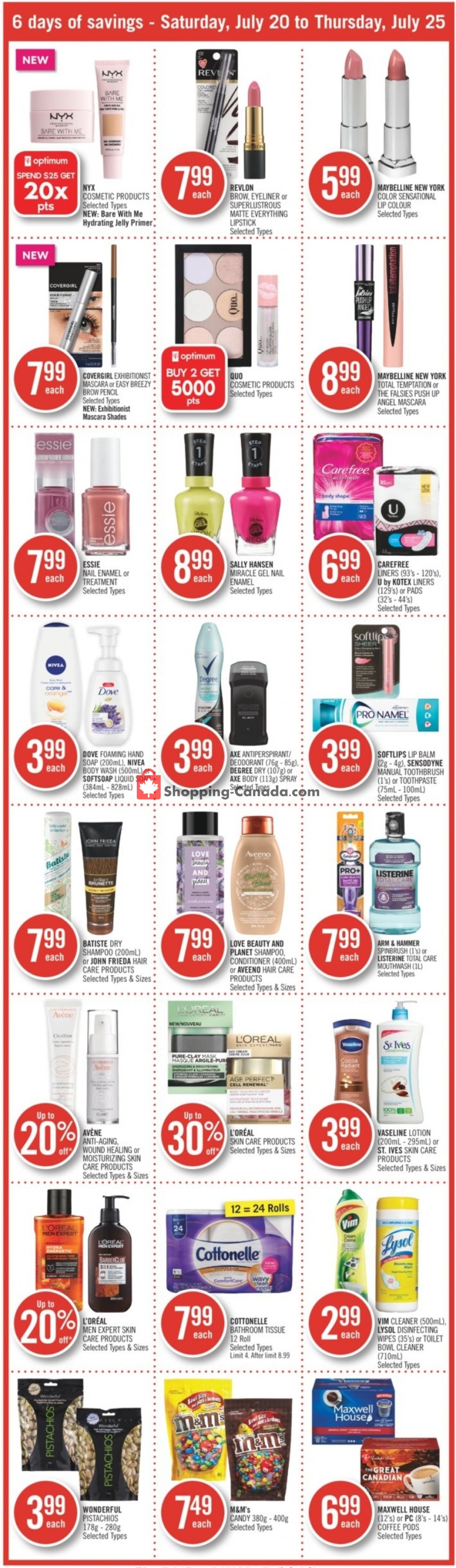 Shoppers Drug Mart flyer from Saturday July 20, 2019 to Thursday July 25, 2019 - page 2