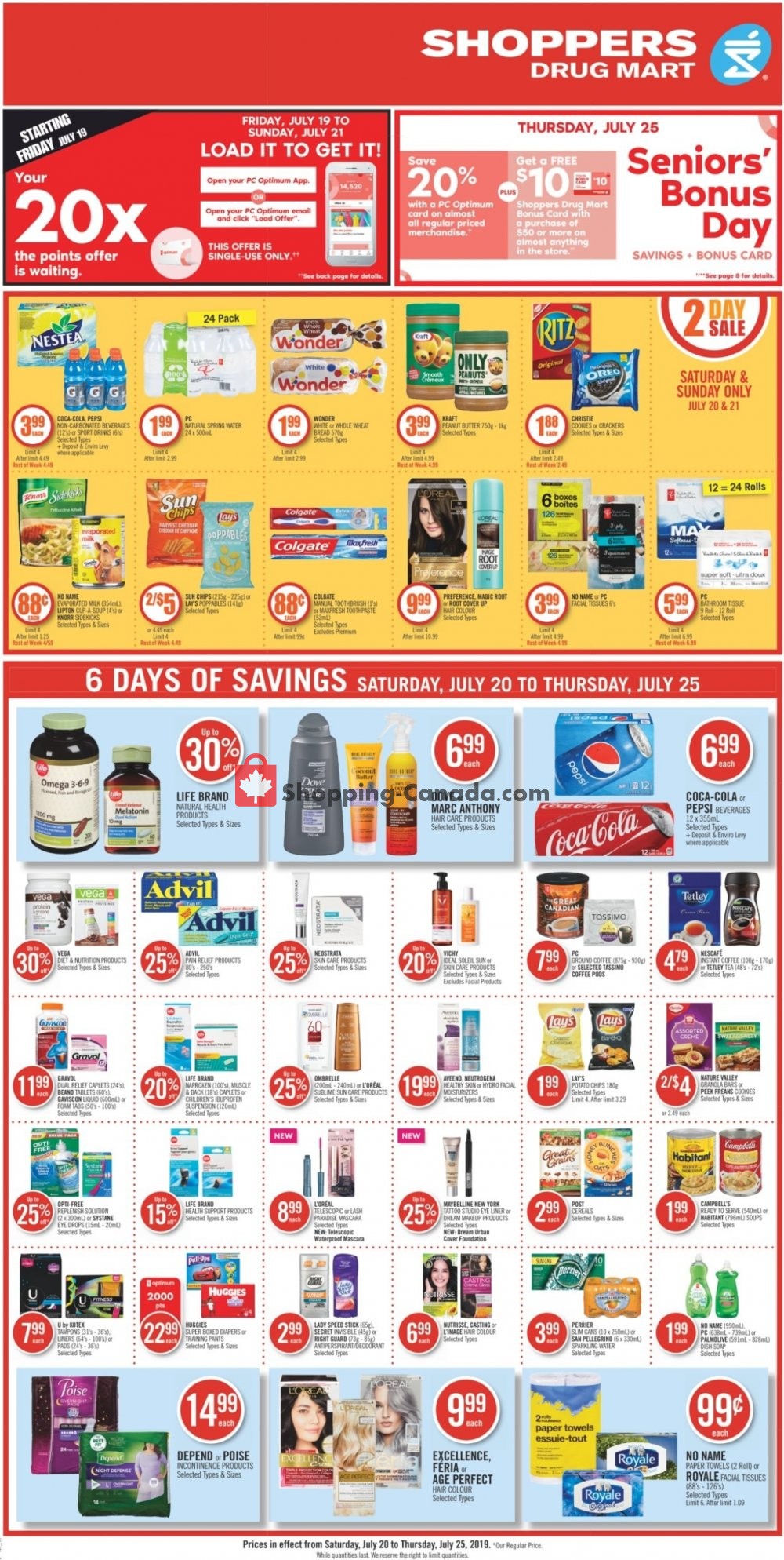 Shoppers Drug Mart flyer from Saturday July 20, 2019 to Thursday July 25, 2019 - page 3