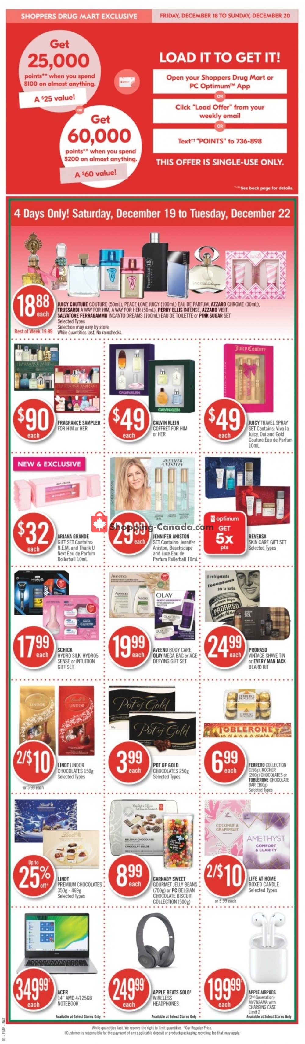 Shoppers Drug Mart flyer from Saturday December 19, 2020 to Tuesday December 22, 2020 - page 4