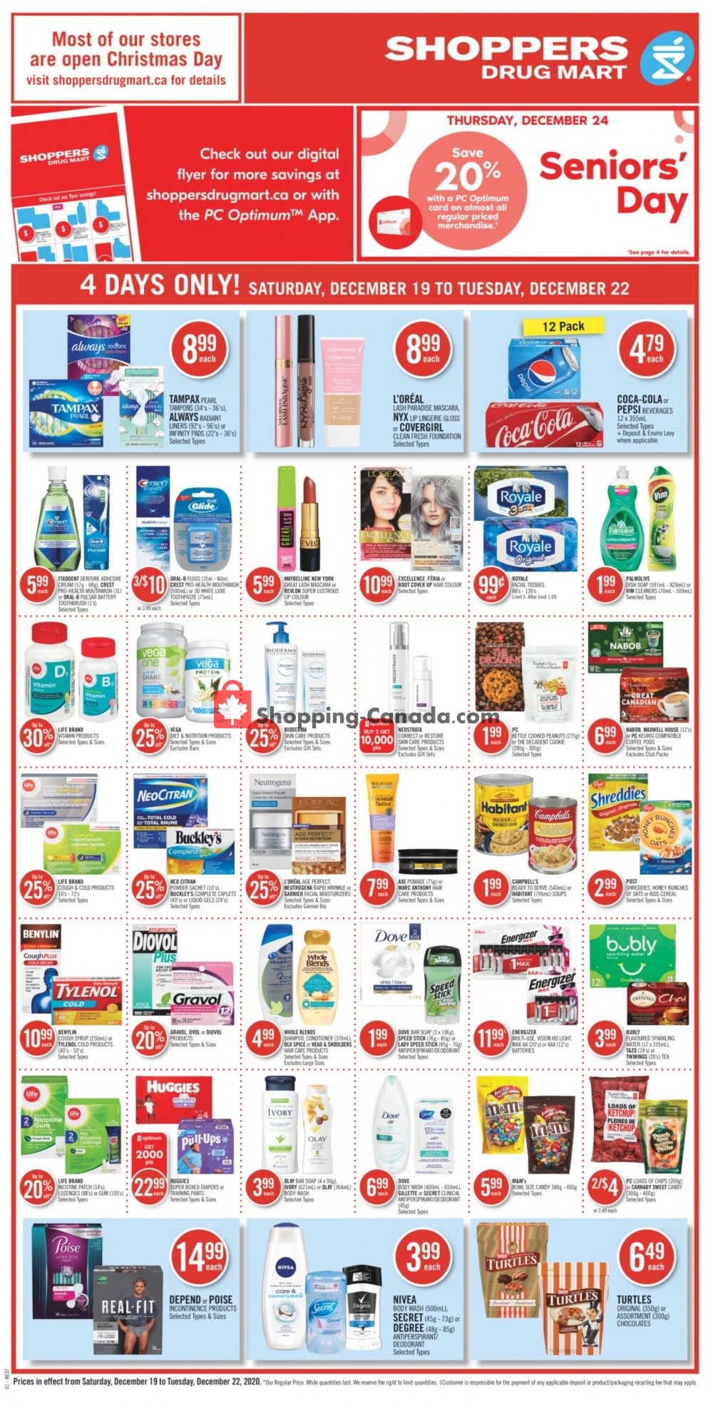 Shoppers Drug Mart flyer from Saturday December 19, 2020 to Tuesday December 22, 2020 - page 6