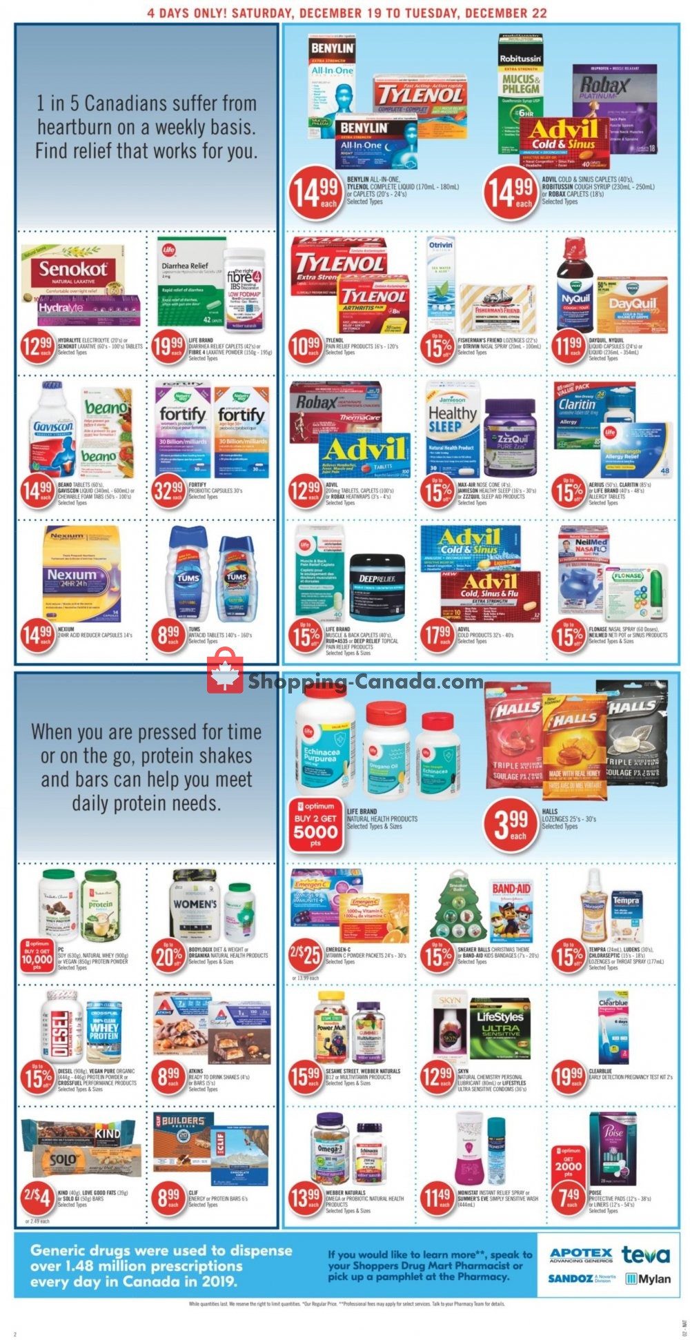 Shoppers Drug Mart flyer from Saturday December 19, 2020 to Tuesday December 22, 2020 - page 7