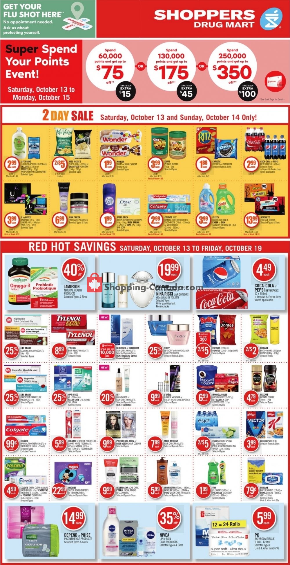 Shoppers Drug Mart flyer from Saturday October 13, 2018 to Friday October 19, 2018 - page 4