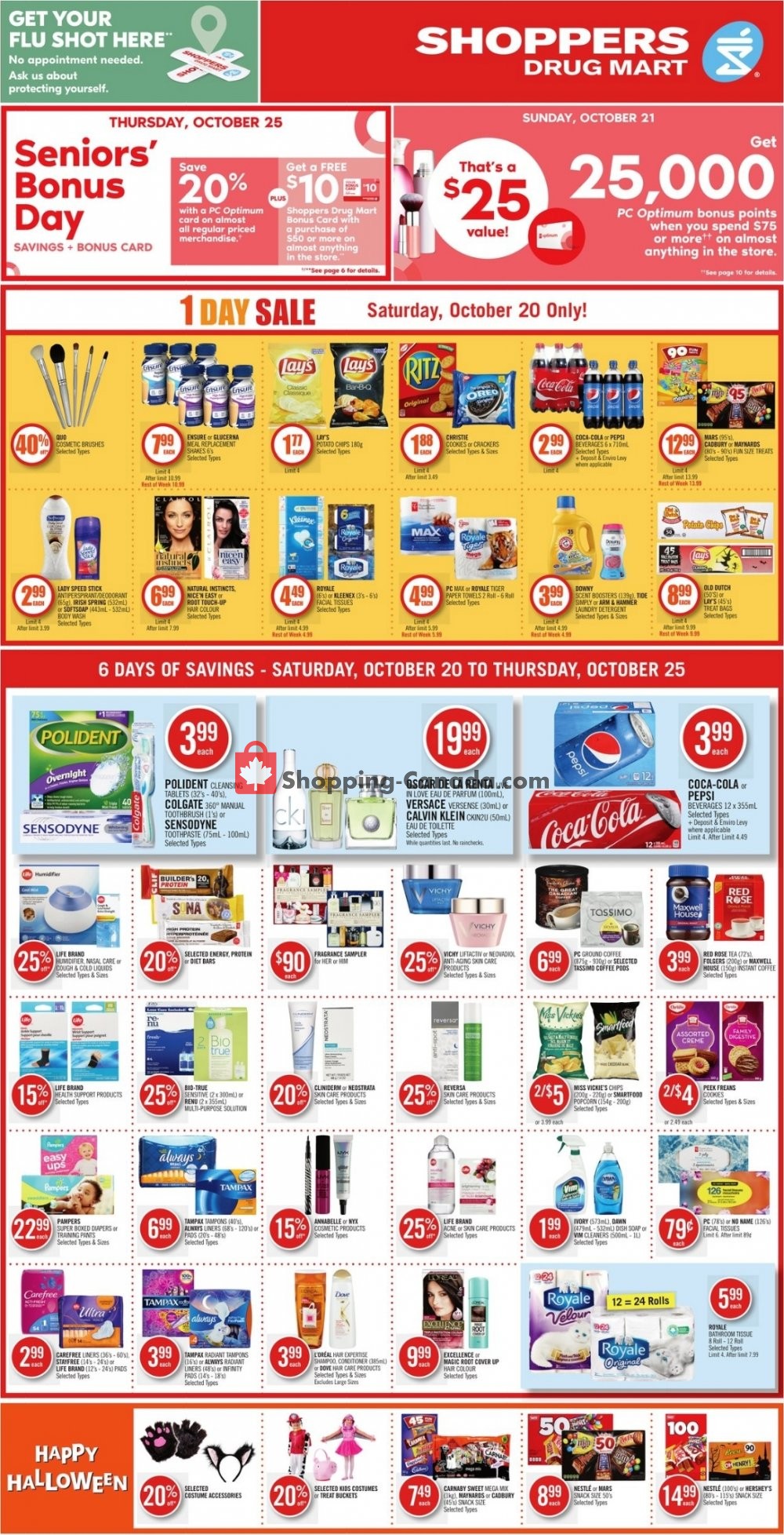 Shoppers Drug Mart flyer from Saturday October 20, 2018 to Thursday October 25, 2018 - page 2