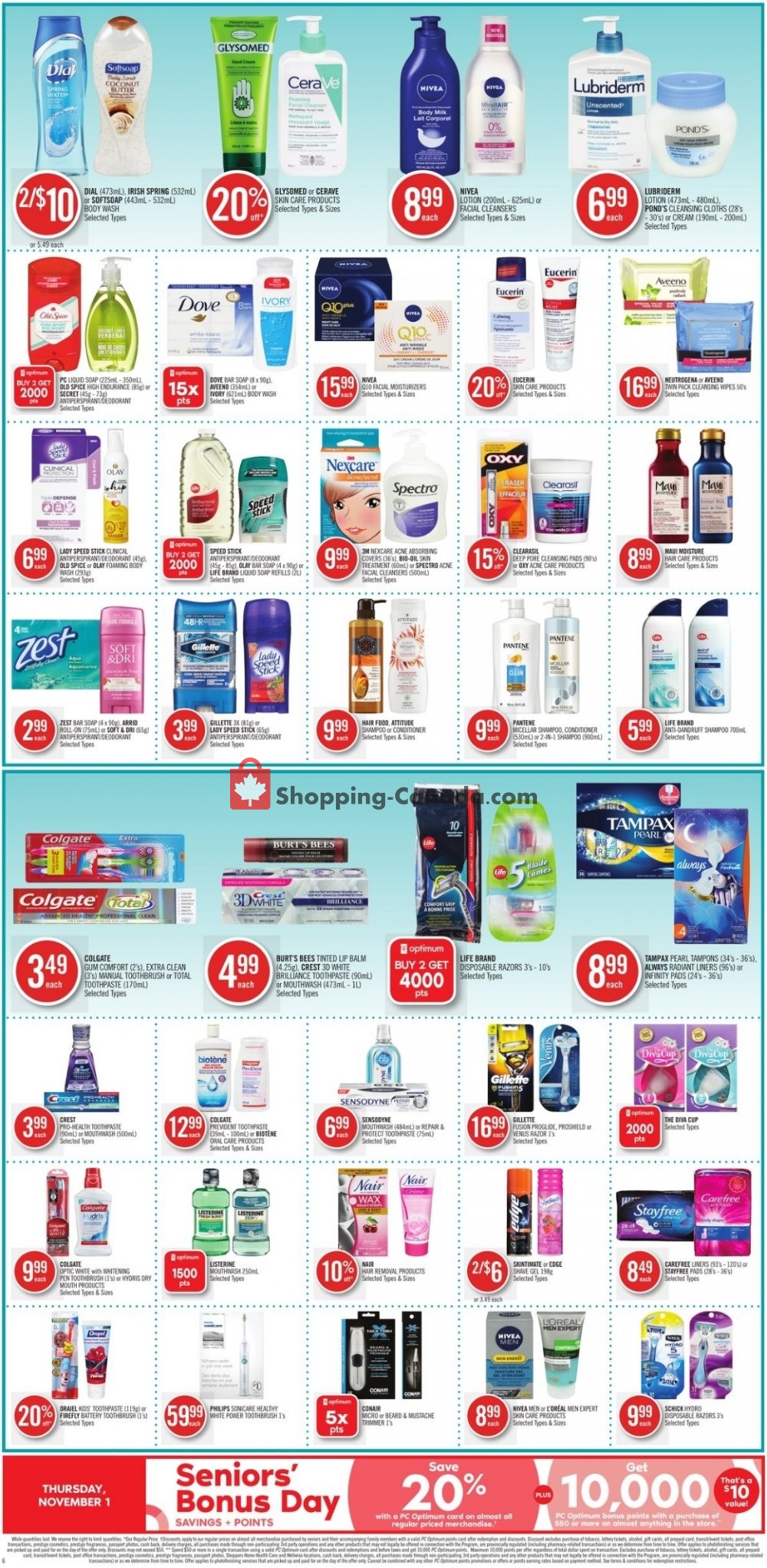 Shoppers Drug Mart flyer from Saturday October 27, 2018 to Friday November 2, 2018 - page 10