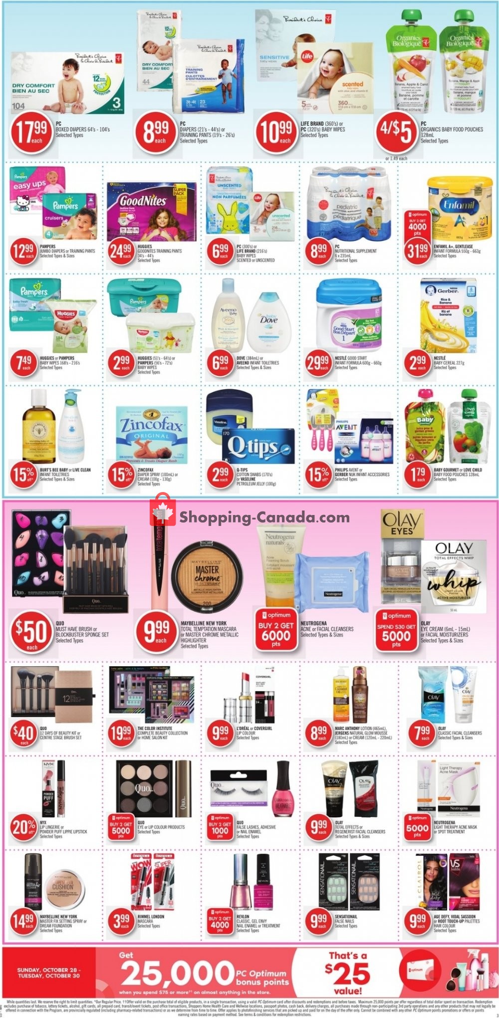 Shoppers Drug Mart flyer from Saturday October 27, 2018 to Friday November 2, 2018 - page 4