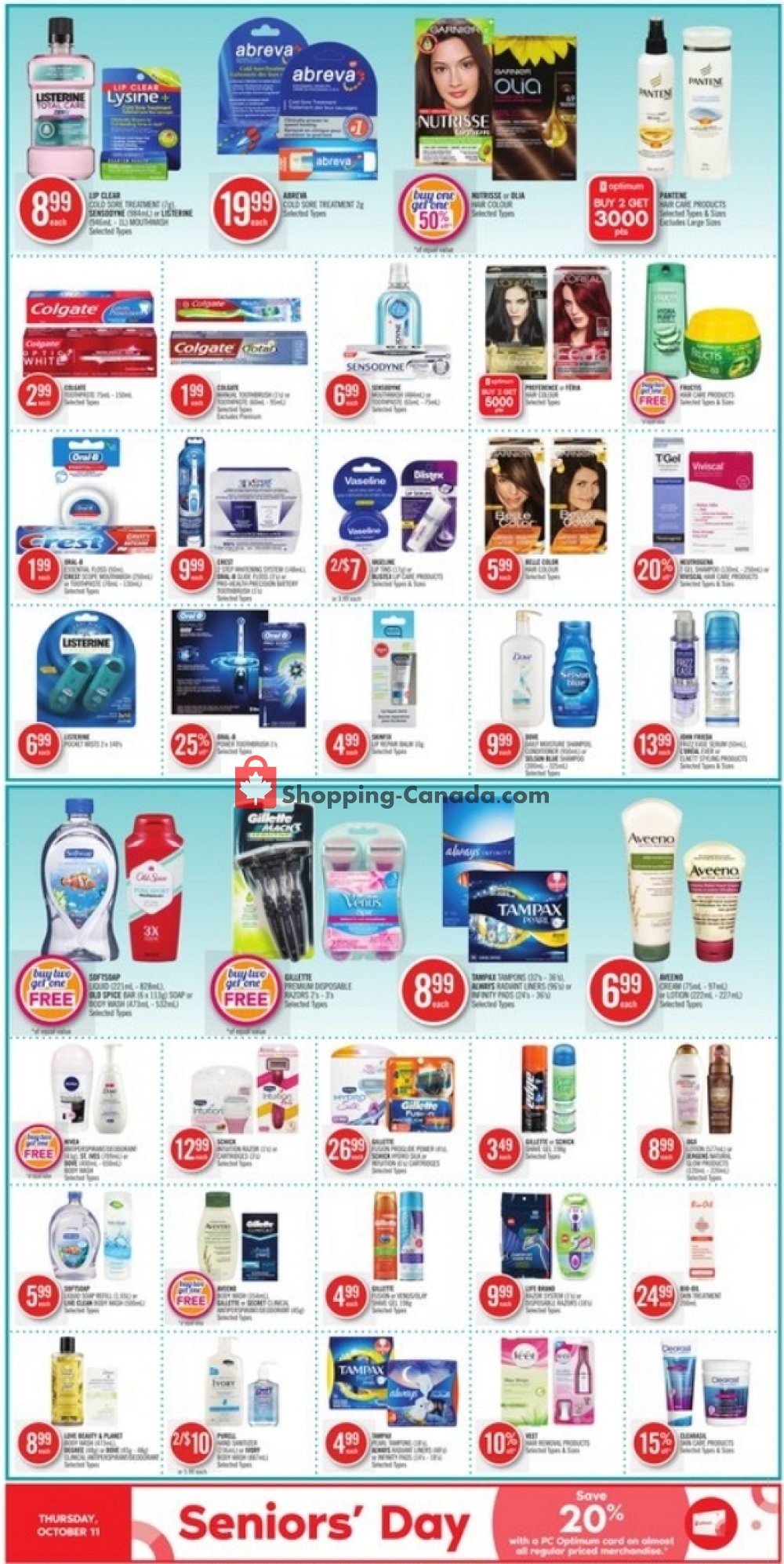 Shoppers Drug Mart flyer from Saturday October 6, 2018 to Friday October 12, 2018 - page 11