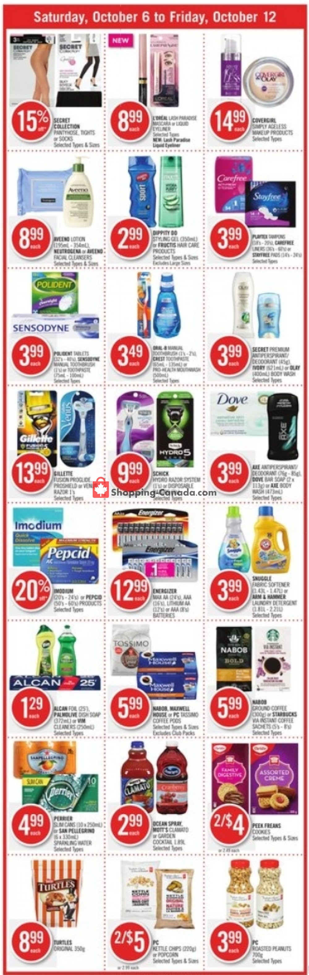 Shoppers Drug Mart flyer from Saturday October 6, 2018 to Friday October 12, 2018 - page 2