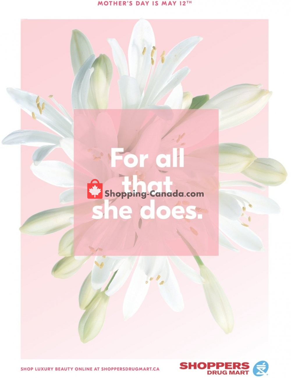 Shoppers Drug Mart flyer from Saturday April 27, 2019 to Sunday May 12, 2019 - page 1
