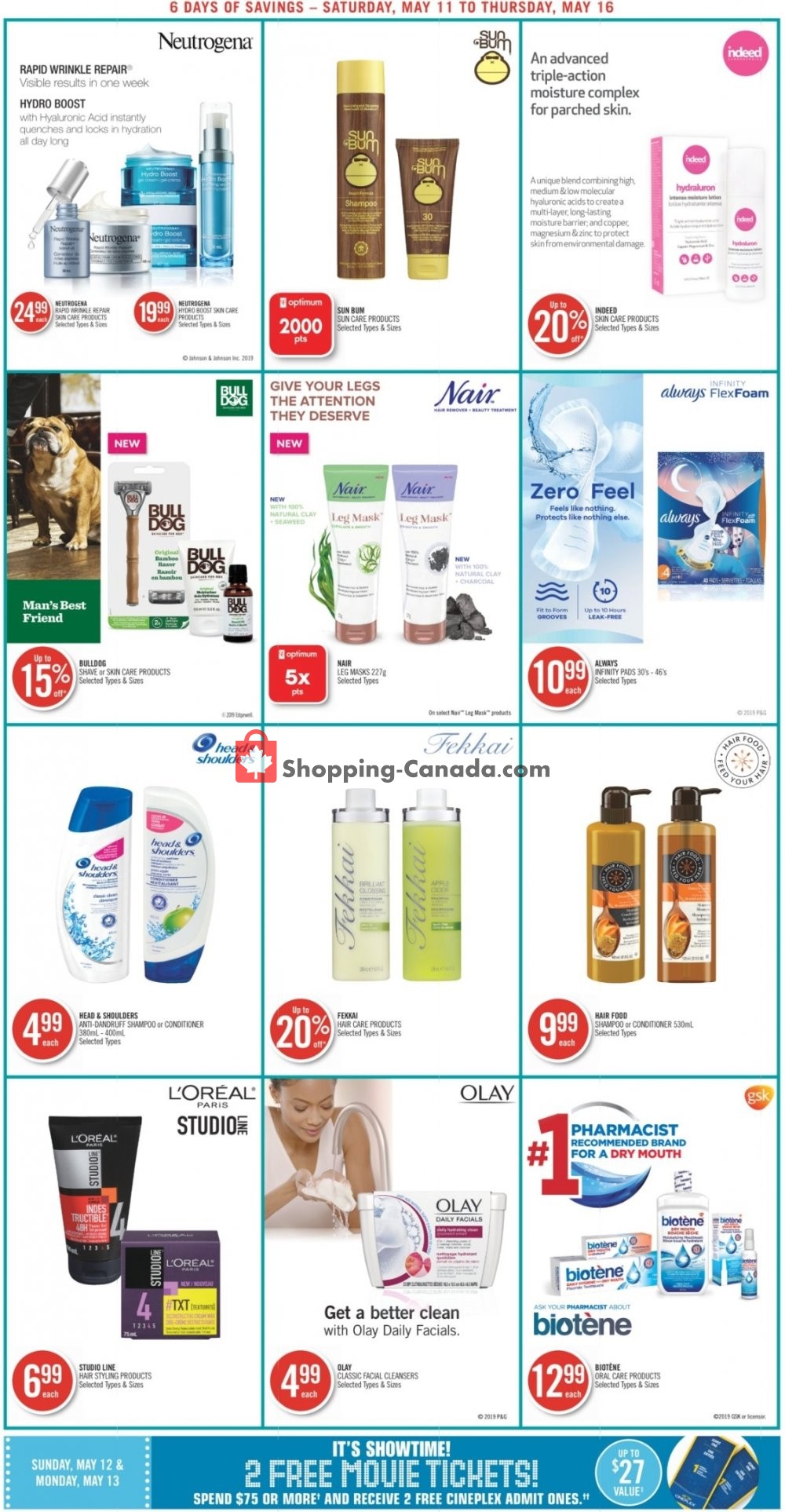 Shoppers Drug Mart flyer from Saturday May 11, 2019 to Thursday May 16, 2019 - page 11
