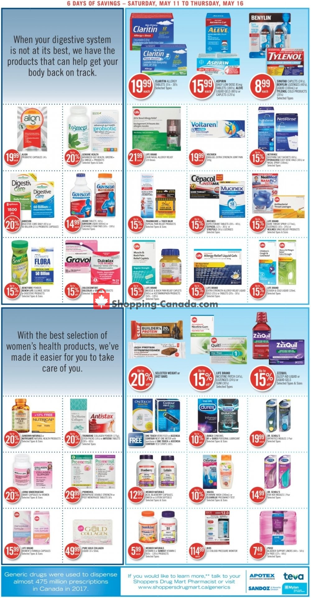 Shoppers Drug Mart flyer from Saturday May 11, 2019 to Thursday May 16, 2019 - page 4