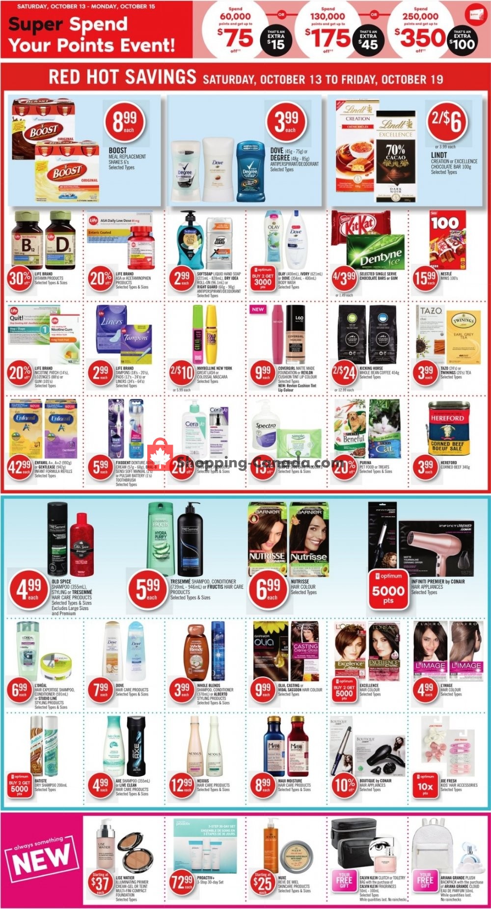 Shoppers Drug Mart flyer from Saturday October 13, 2018 to Friday October 19, 2018 - page 15