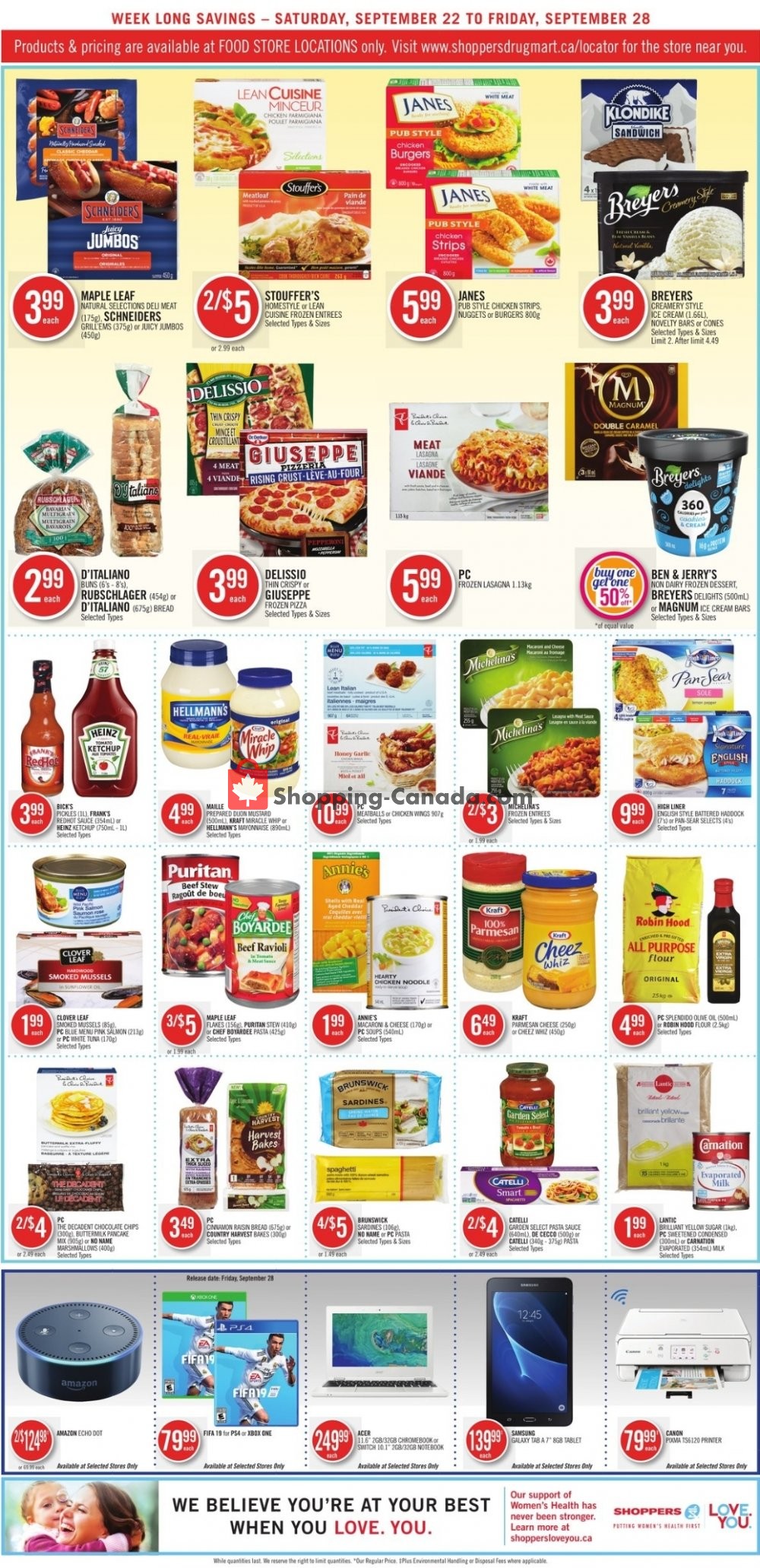 Shoppers Drug Mart flyer from Saturday September 22, 2018 to Friday September 28, 2018 - page 8