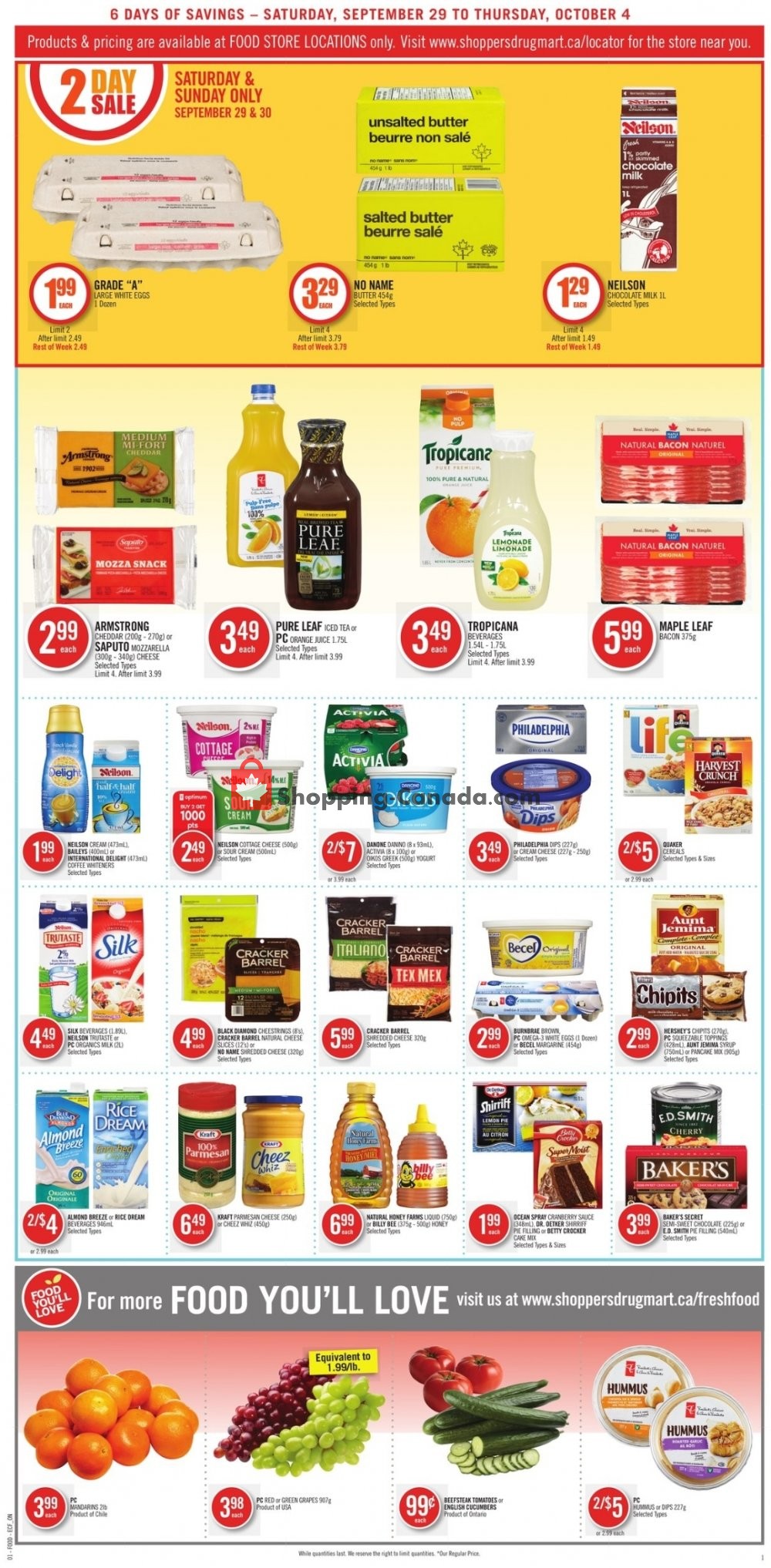 Shoppers Drug Mart flyer from Saturday September 29, 2018 to Thursday October 4, 2018 - page 9