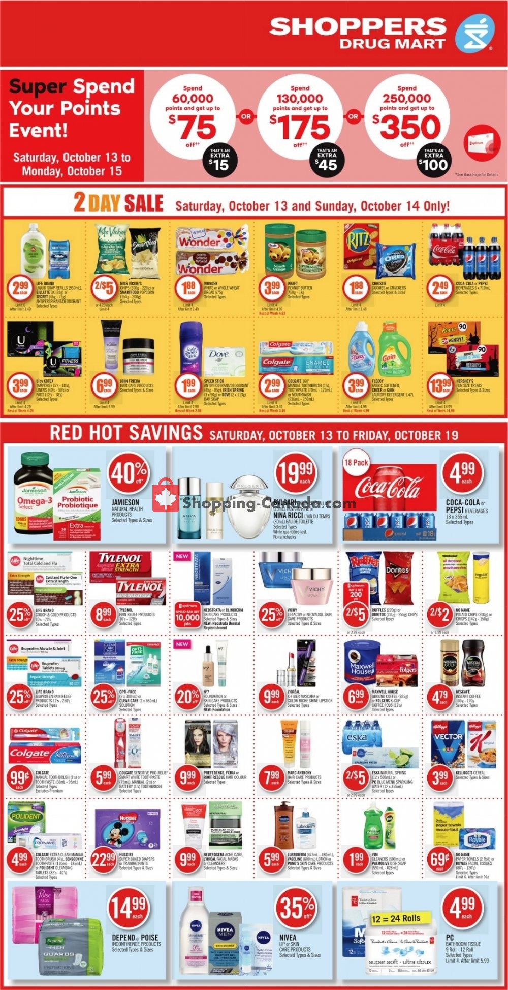 Shoppers Drug Mart flyer from Saturday October 13, 2018 to Friday October 19, 2018 - page 4