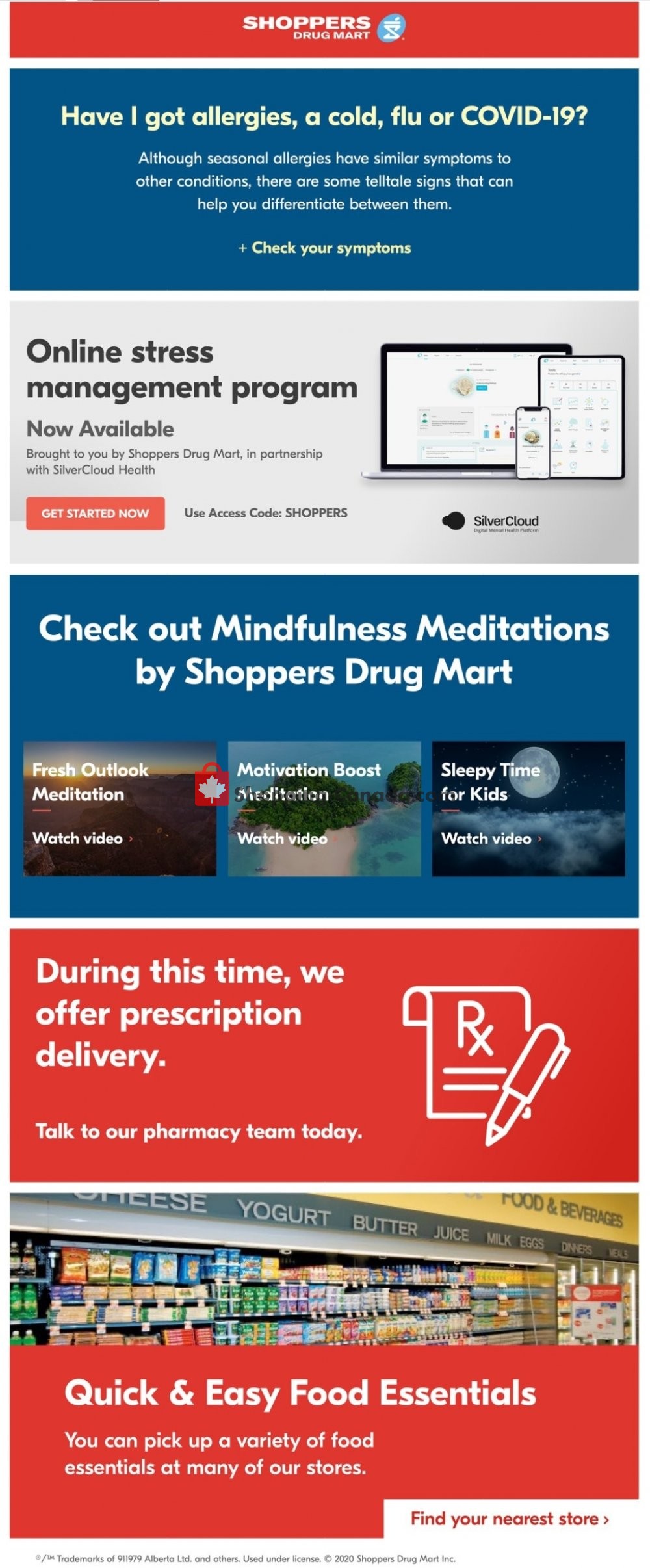 Shoppers Drug Mart flyer from Saturday April 25, 2020 to Friday May 1, 2020 - page 1