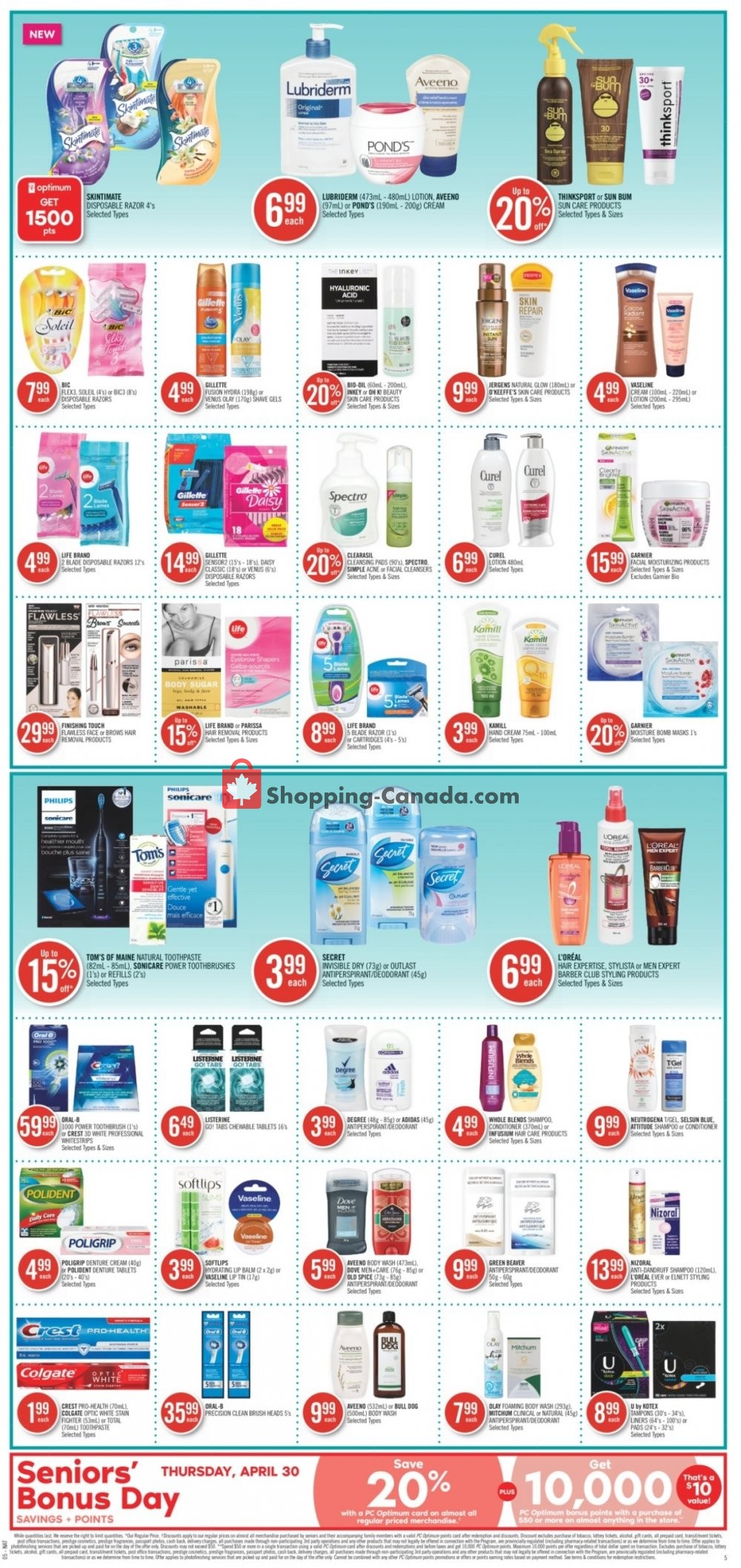 Shoppers Drug Mart flyer from Saturday April 25, 2020 to Friday May 1, 2020 - page 10