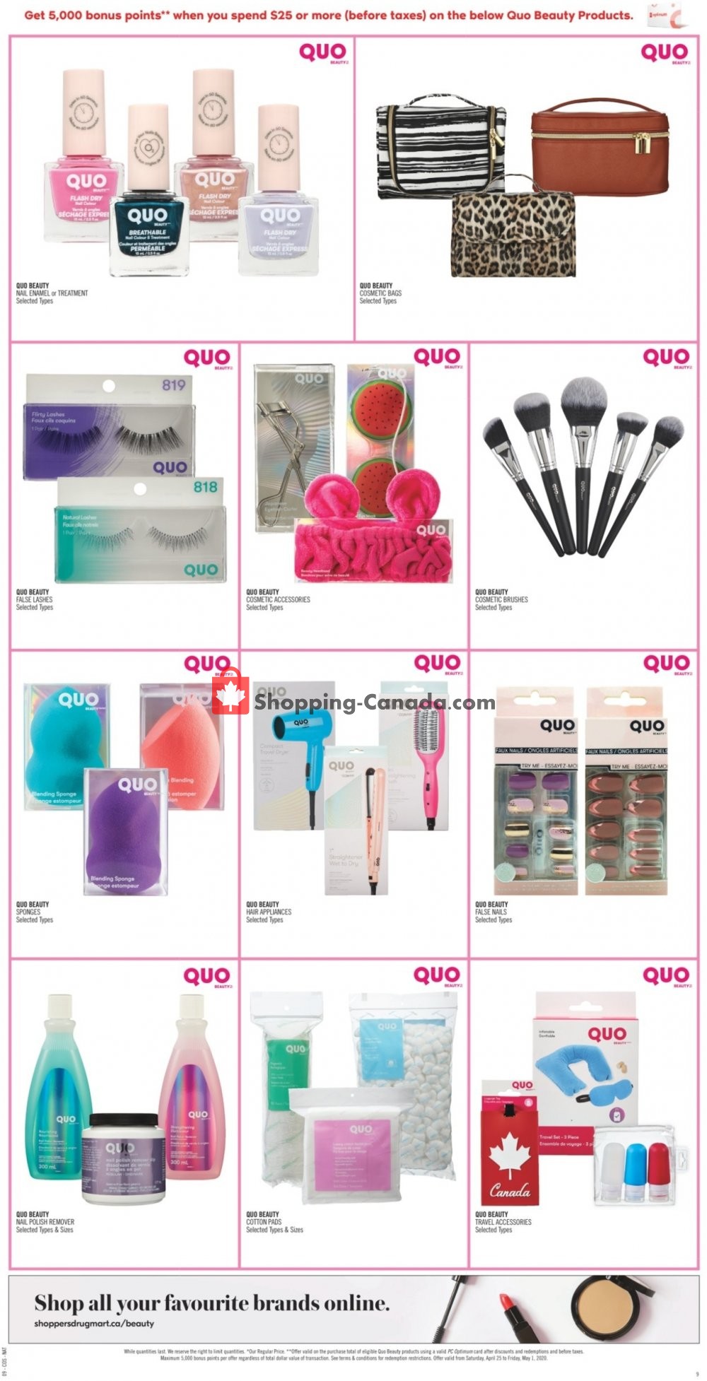Shoppers Drug Mart flyer from Saturday April 25, 2020 to Friday May 1, 2020 - page 14