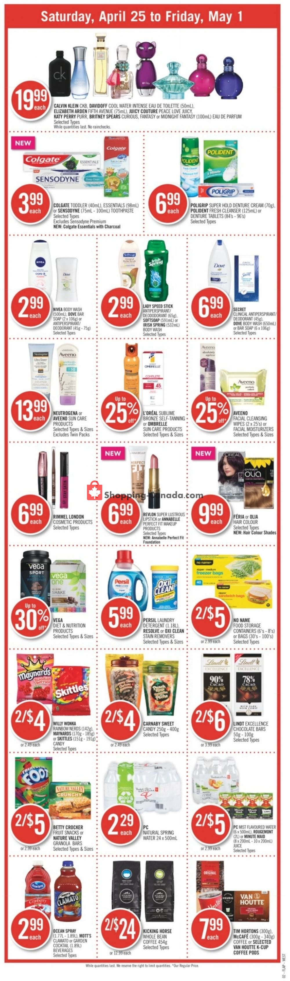 Shoppers Drug Mart flyer from Saturday April 25, 2020 to Friday May 1, 2020 - page 3