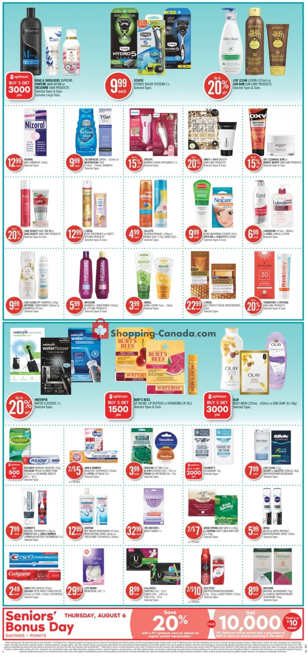 Shoppers Drug Mart flyer from Saturday August 1, 2020 to Friday August 7, 2020 - page 10
