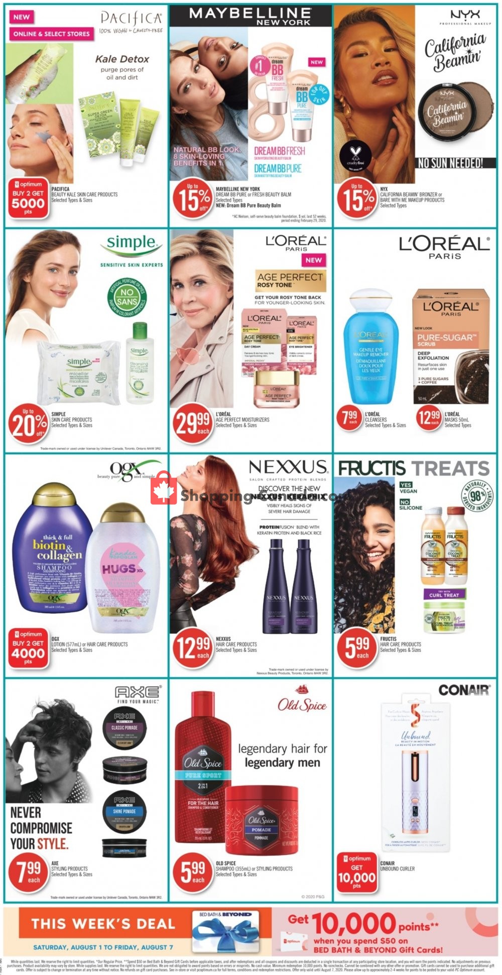 Shoppers Drug Mart flyer from Saturday August 1, 2020 to Friday August 7, 2020 - page 13
