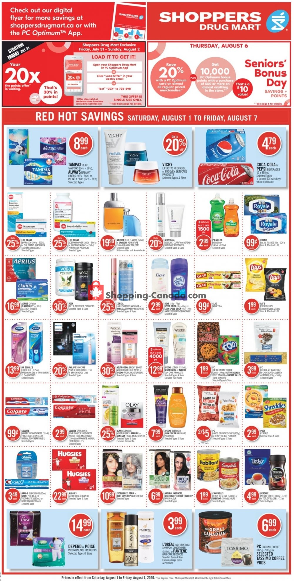 Shoppers Drug Mart flyer from Saturday August 1, 2020 to Friday August 7, 2020 - page 3
