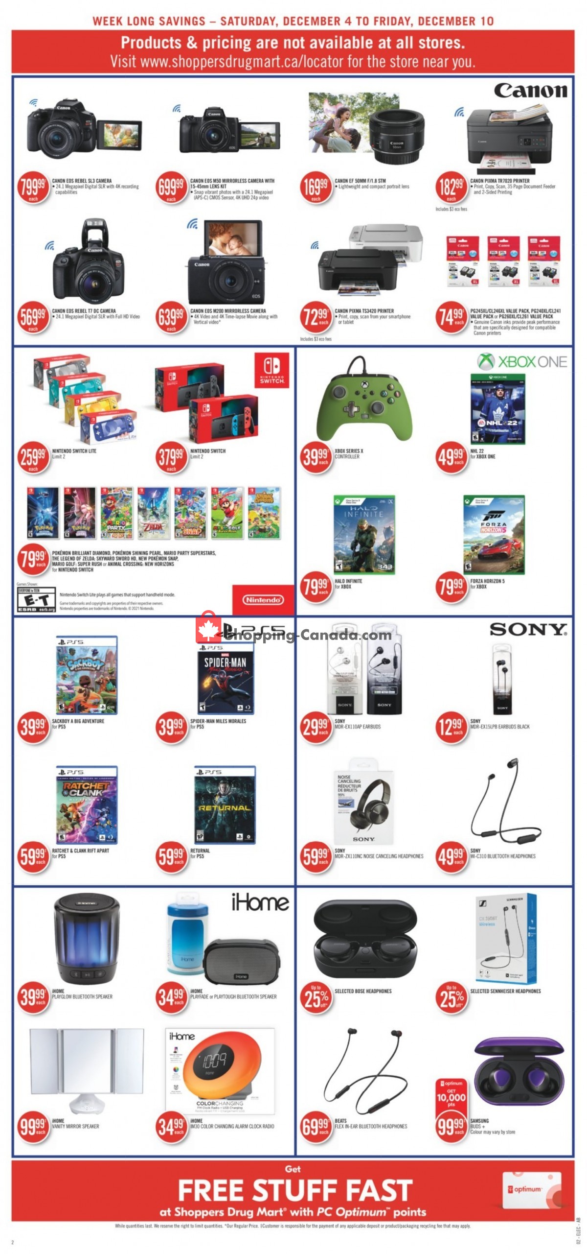 Shoppers Drug Mart flyer from Saturday December 4, 2021 to Friday December 10, 2021 - page 13