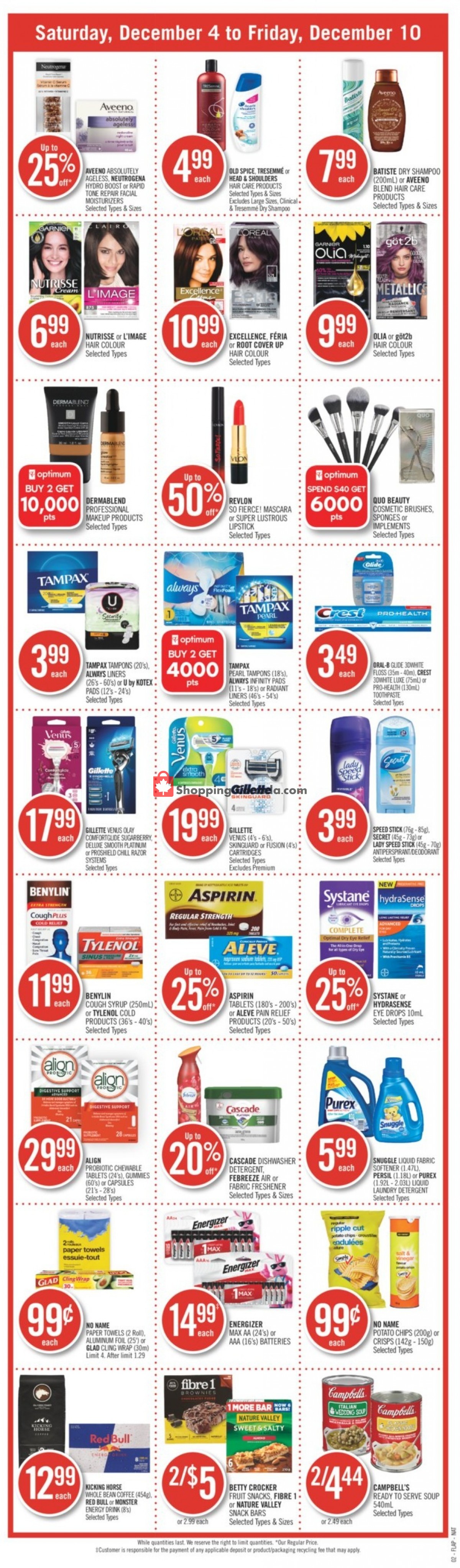 Shoppers Drug Mart flyer from Saturday December 4, 2021 to Friday December 10, 2021 - page 4
