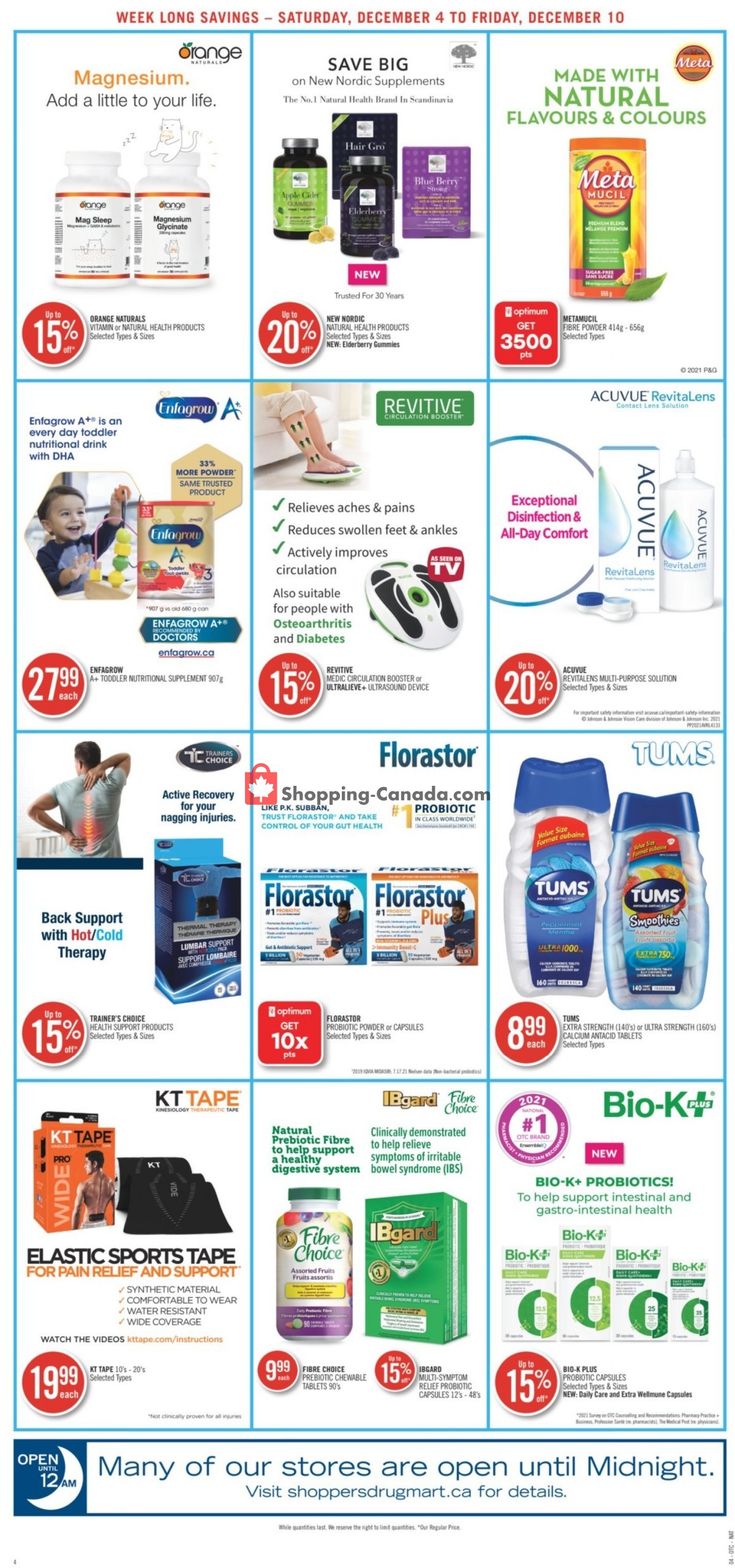 Shoppers Drug Mart flyer from Saturday December 4, 2021 to Friday December 10, 2021 - page 8