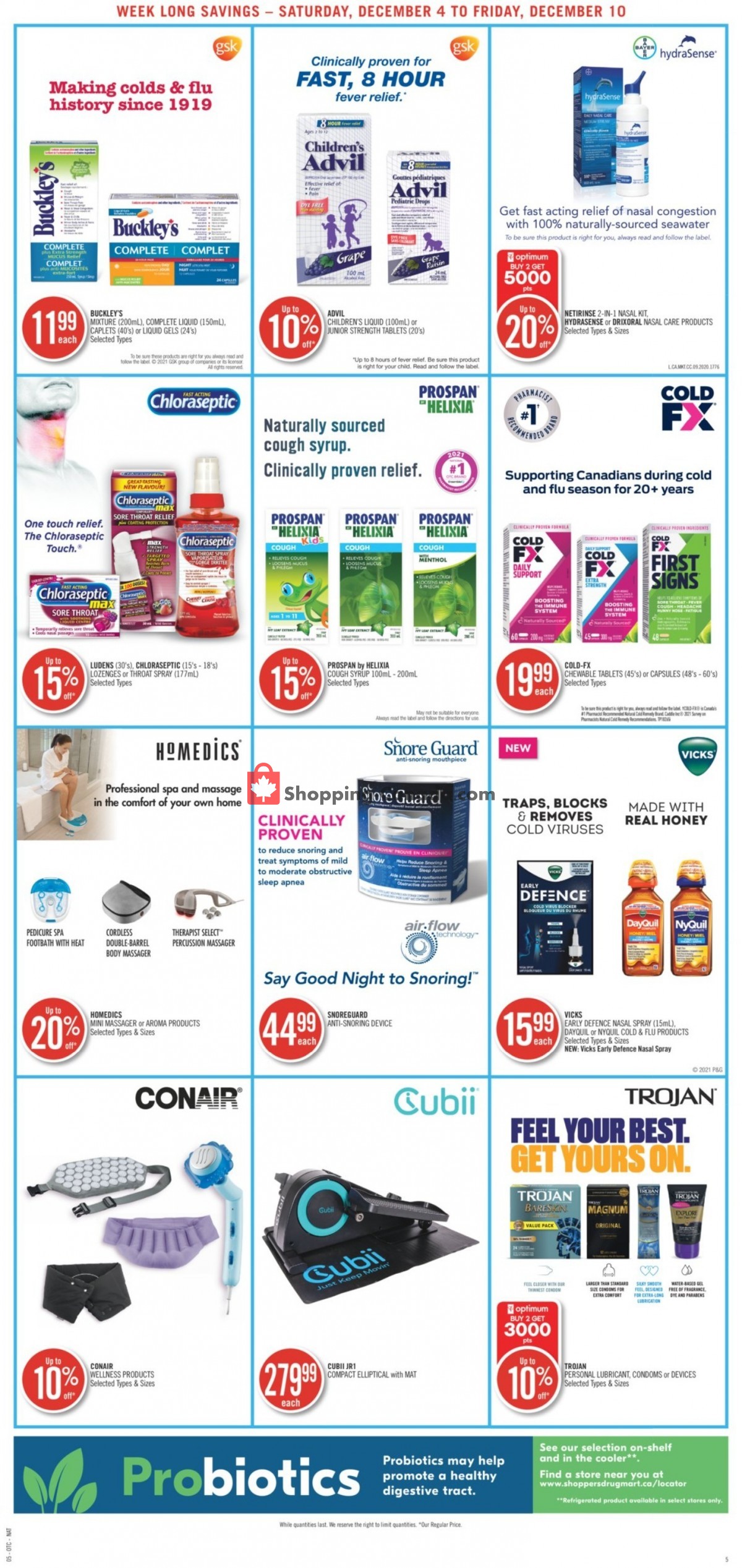 Shoppers Drug Mart flyer from Saturday December 4, 2021 to Friday December 10, 2021 - page 9