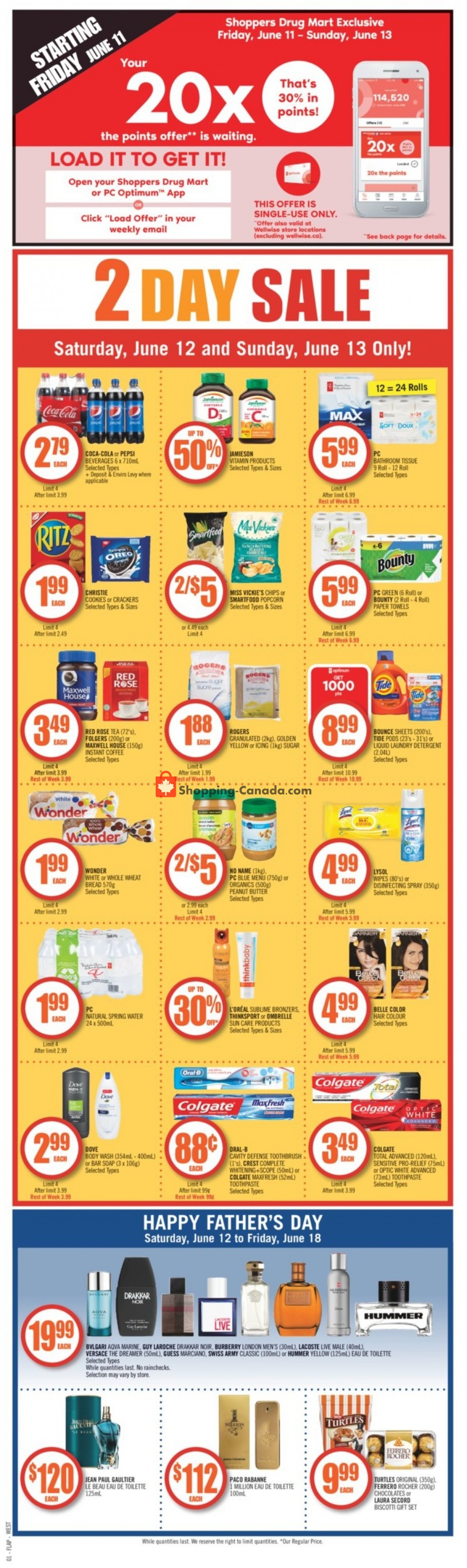 Shoppers Drug Mart flyer from Saturday June 12, 2021 to Friday June 18, 2021 - page 1