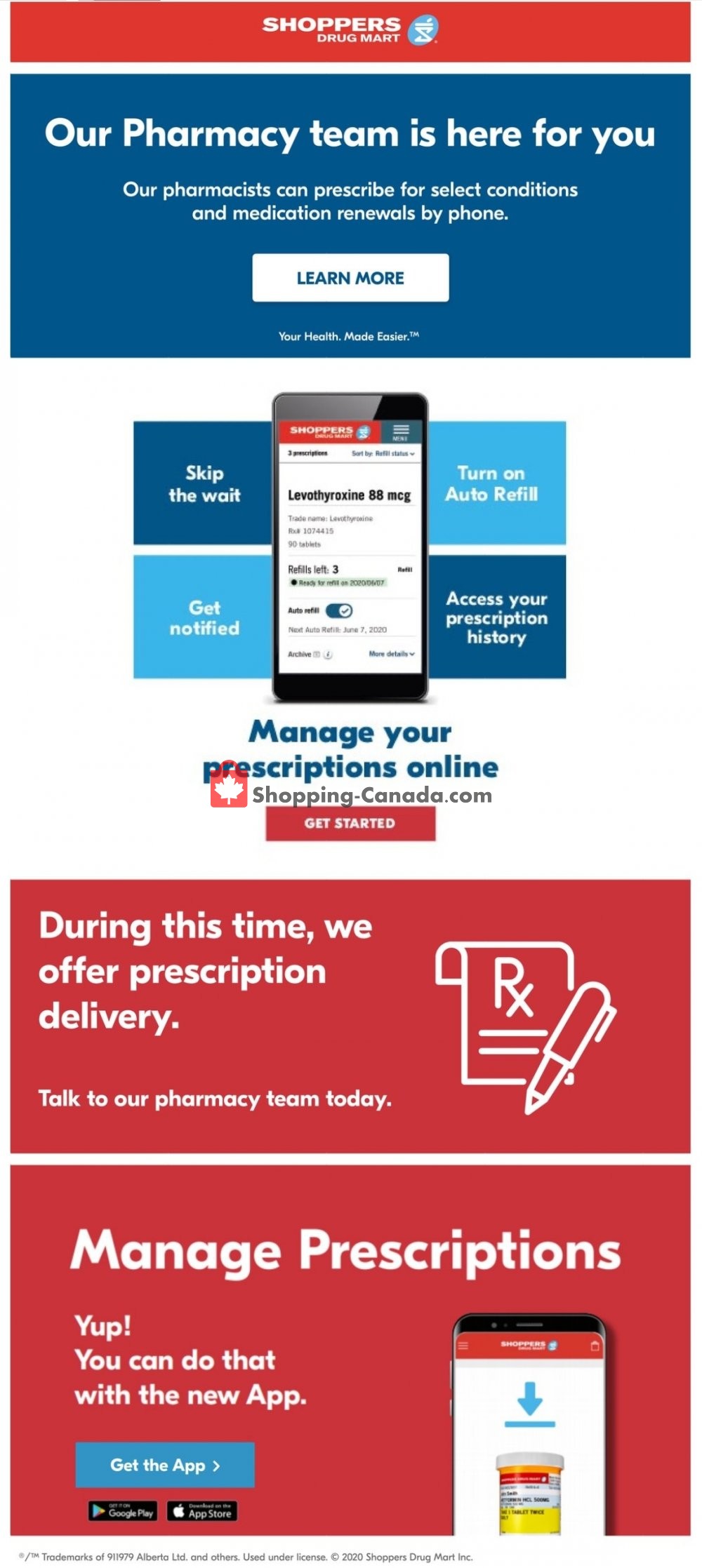 Shoppers Drug Mart flyer from Saturday May 2, 2020 to Friday May 8, 2020 - page 1