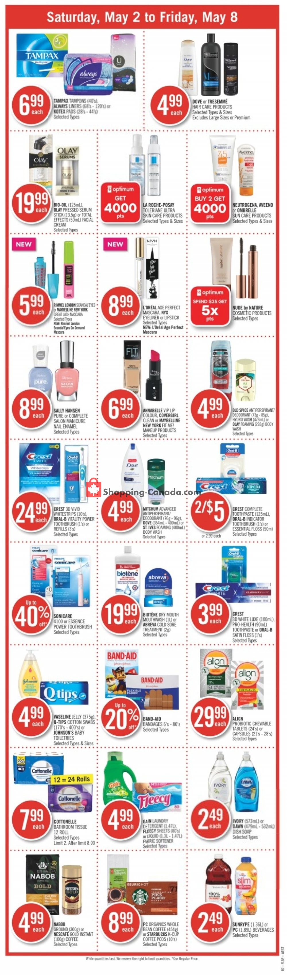 Shoppers Drug Mart flyer from Saturday May 2, 2020 to Friday May 8, 2020 - page 3