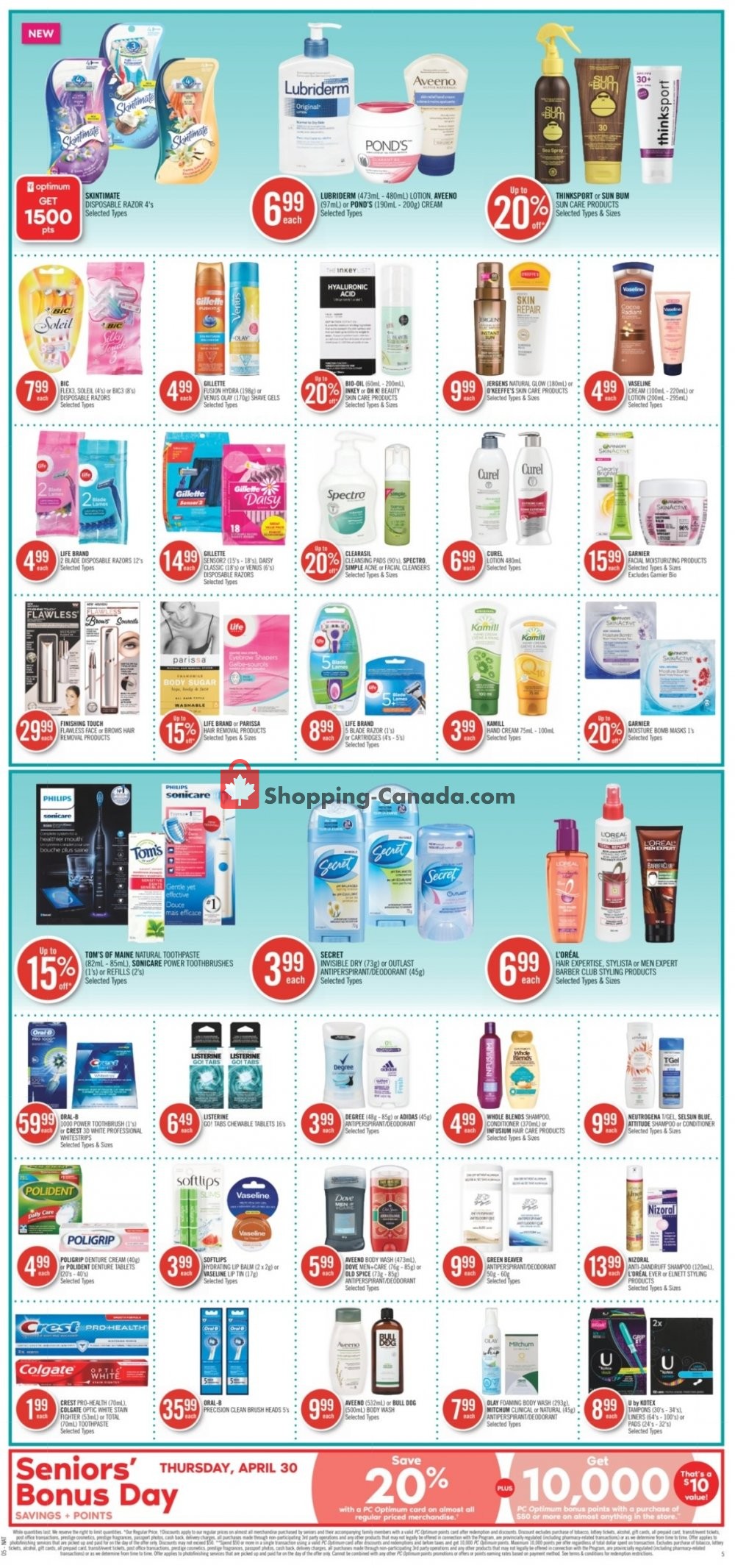 Shoppers Drug Mart flyer from Saturday April 25, 2020 to Friday May 1, 2020 - page 10