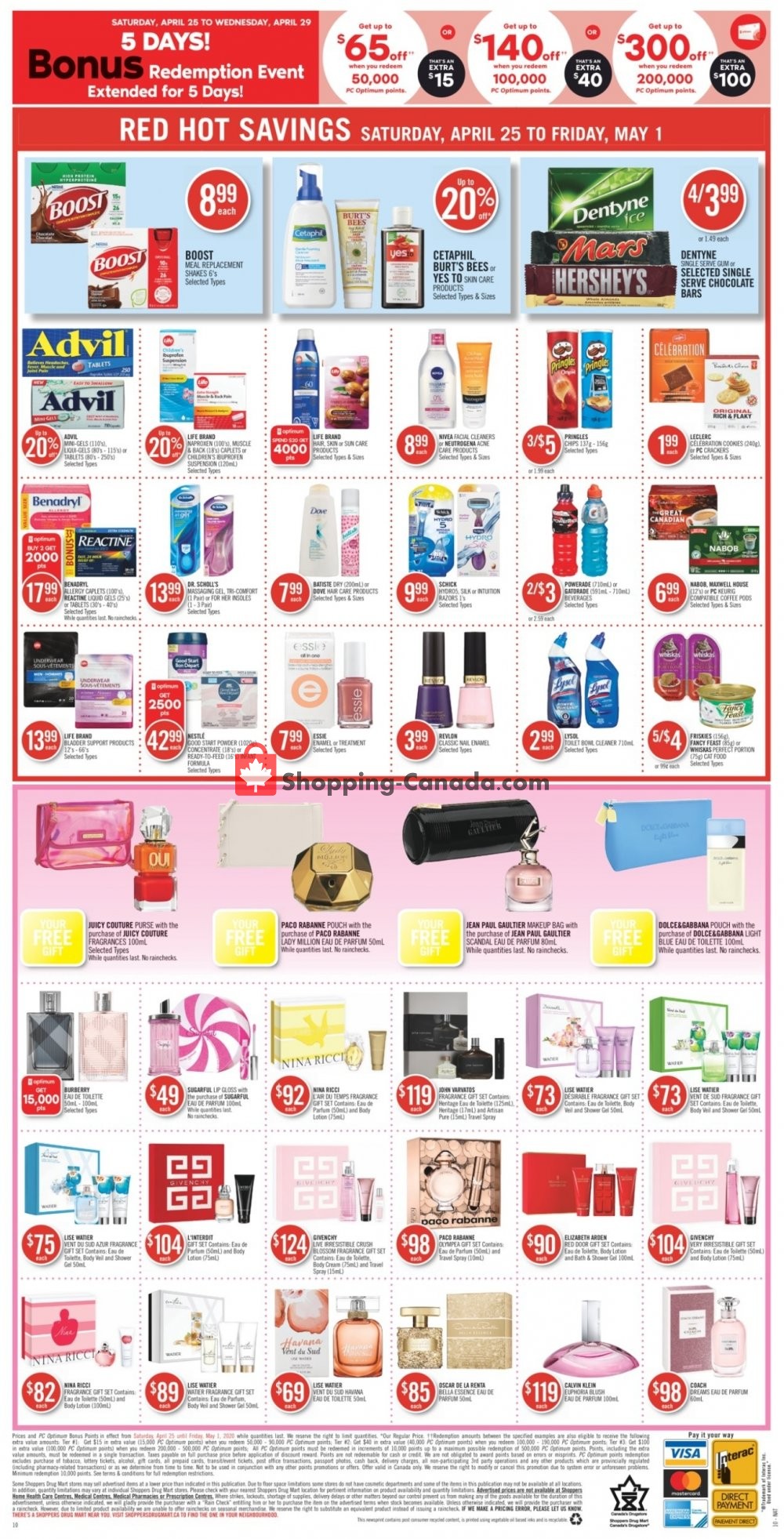 Shoppers Drug Mart flyer from Saturday April 25, 2020 to Friday May 1, 2020 - page 23
