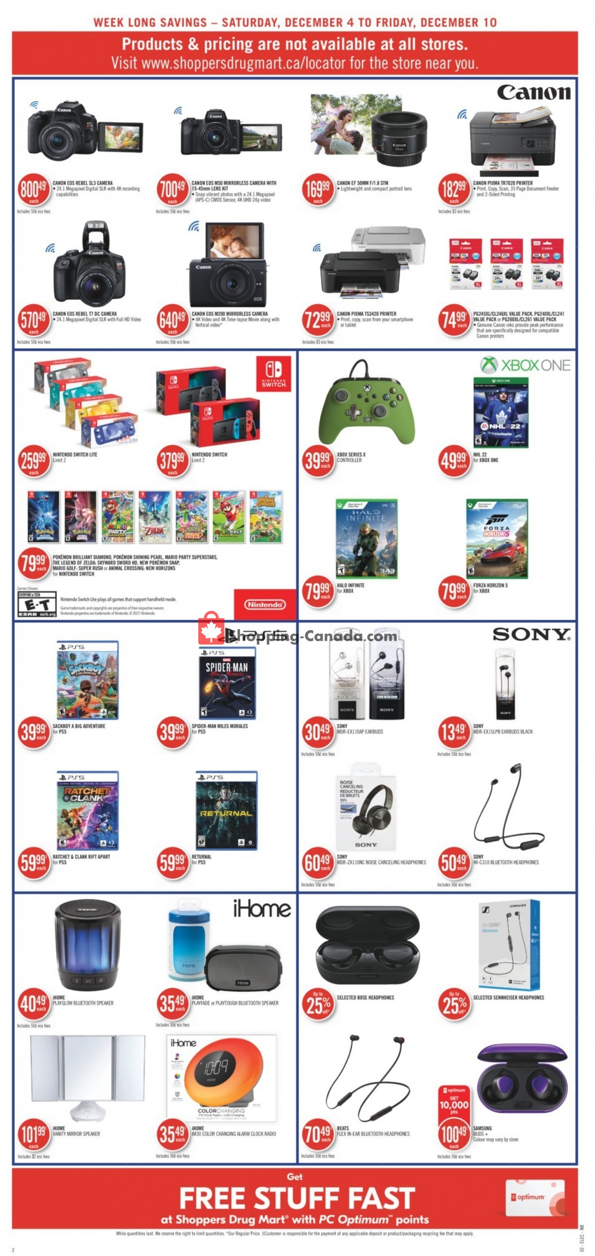 Shoppers Drug Mart flyer from Saturday December 4, 2021 to Friday December 10, 2021 - page 13