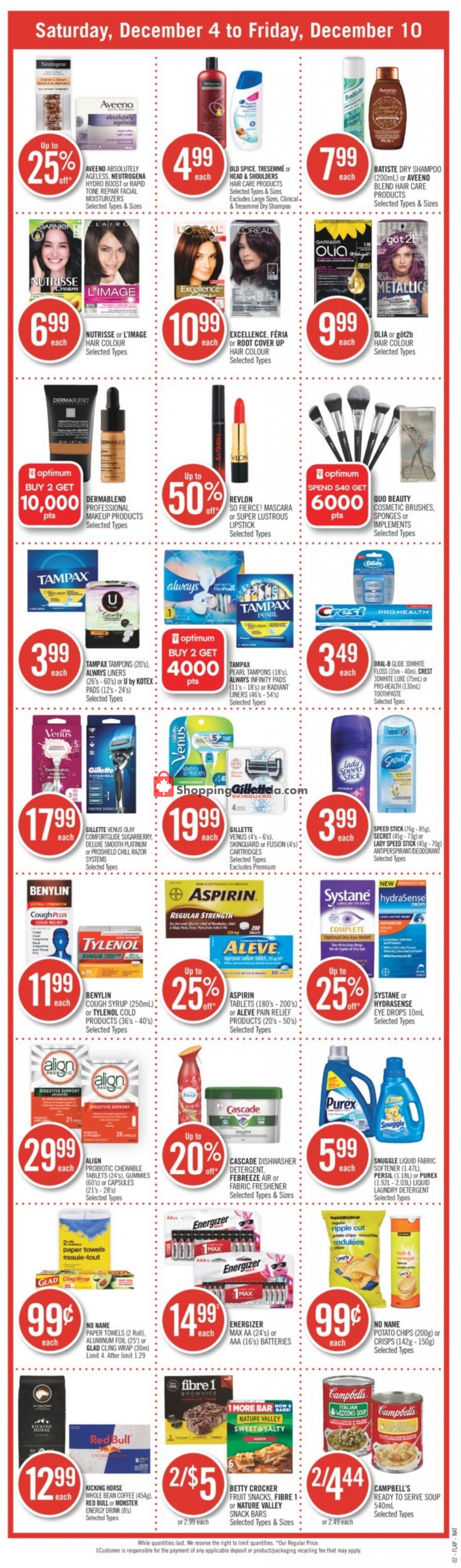 Shoppers Drug Mart flyer from Saturday December 4, 2021 to Friday December 10, 2021 - page 4